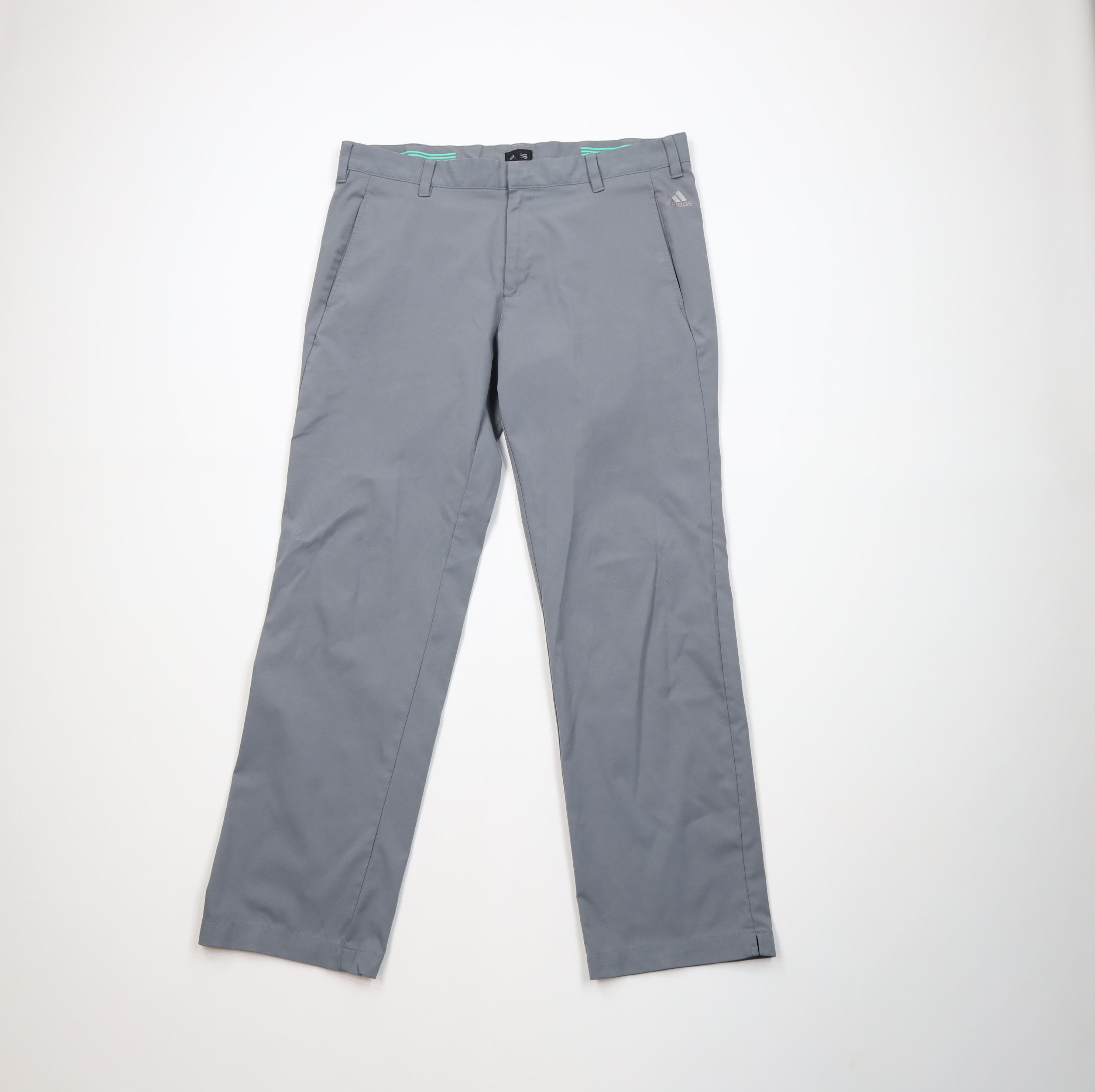 Adidas Adidas Golf Distressed Spell Out Golfing Chino Pants Gray Size US 34 / EU 50 - 1 Thumbnail