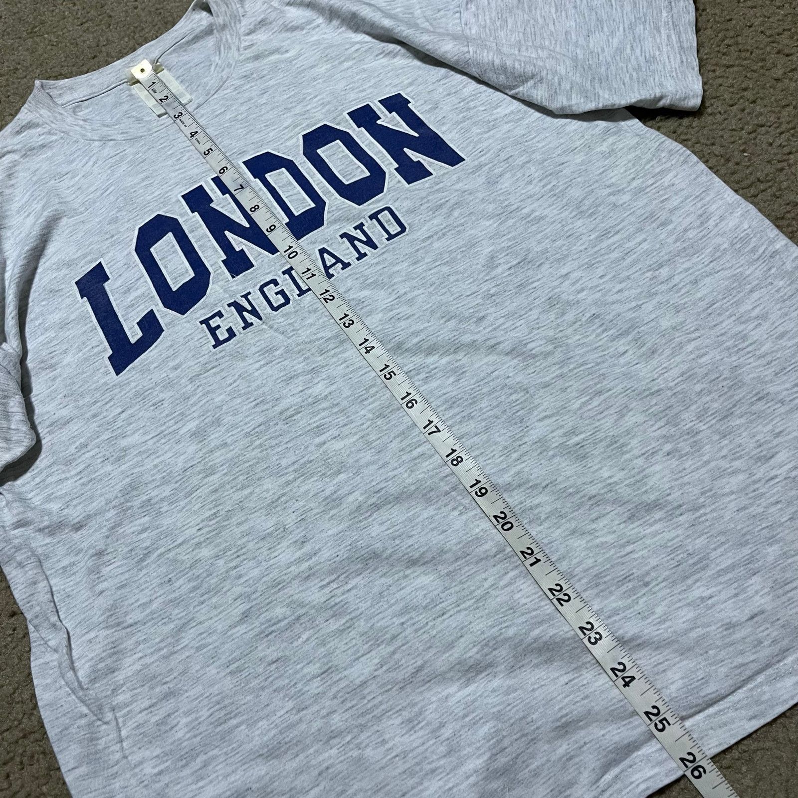 Other Vintage London England Tourist Tee Gray 90s Screen Stars XL Size US L / EU 52-54 / 3 - 5 Thumbnail