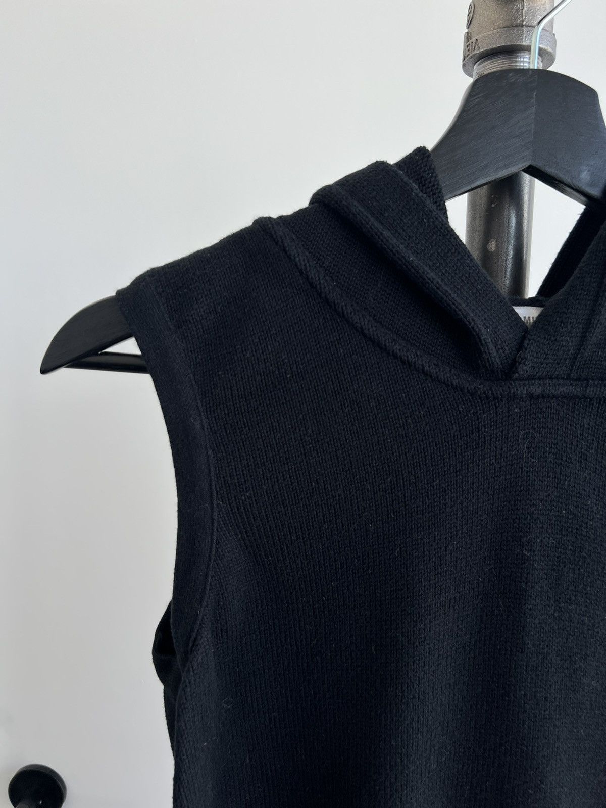 Helmut Lang AW99 Hooded Knit Vest Size US XS / EU 42 / 0 - 2 Thumbnail