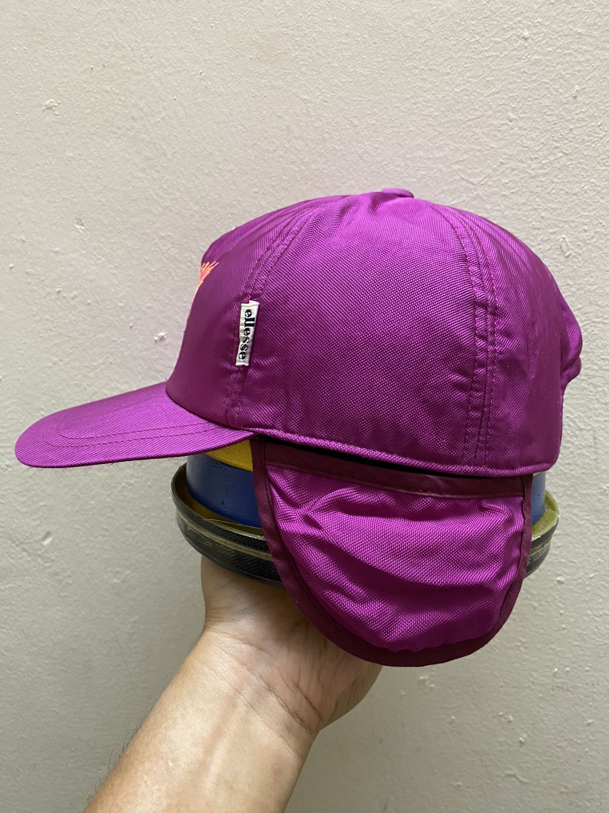 Ellesse × Goldwin Vintage Earflap Ellesse 🧢 Size ONE SIZE - 2 Thumbnail