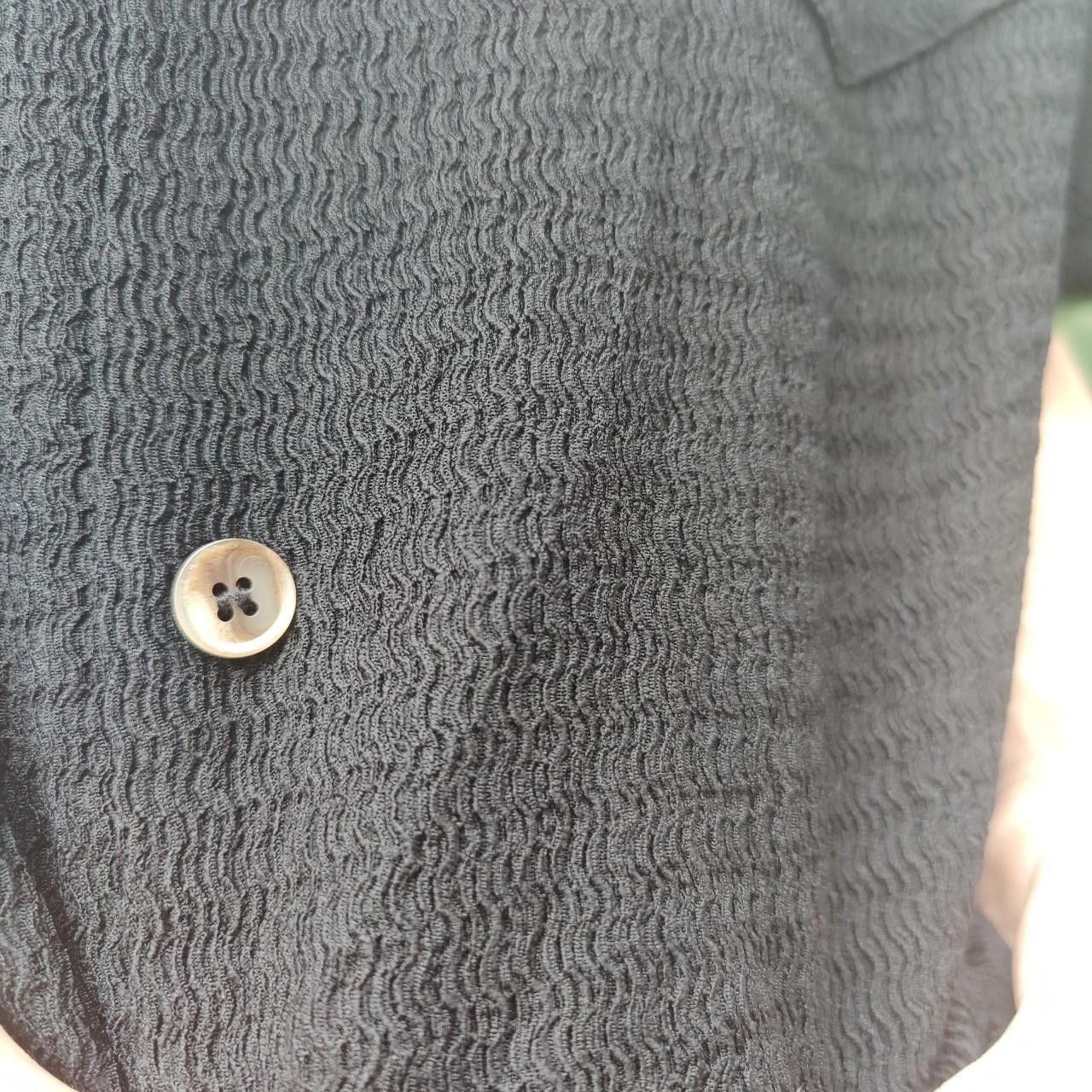 Other Japanese Black Textured Ripple Shirt Size US M / EU 48-50 / 2 - 4 Thumbnail