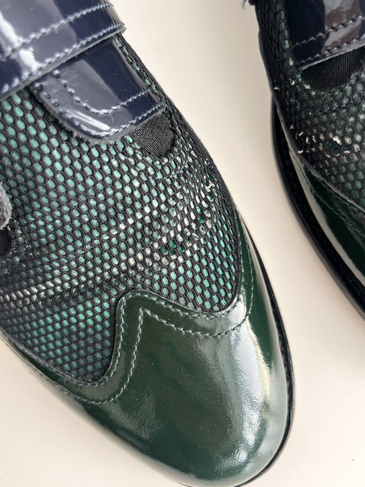 John Galliano 00s John Galliano Patent Leather Strap Hybrid “Joker” Shoes Size US 9 / EU 42 - 7 Thumbnail