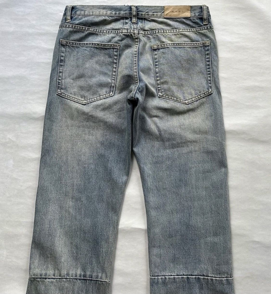 Designer × MNML MNML M5 Zipper Slim Denim Pants Blue Size US 32 / EU 48 - 4 Thumbnail