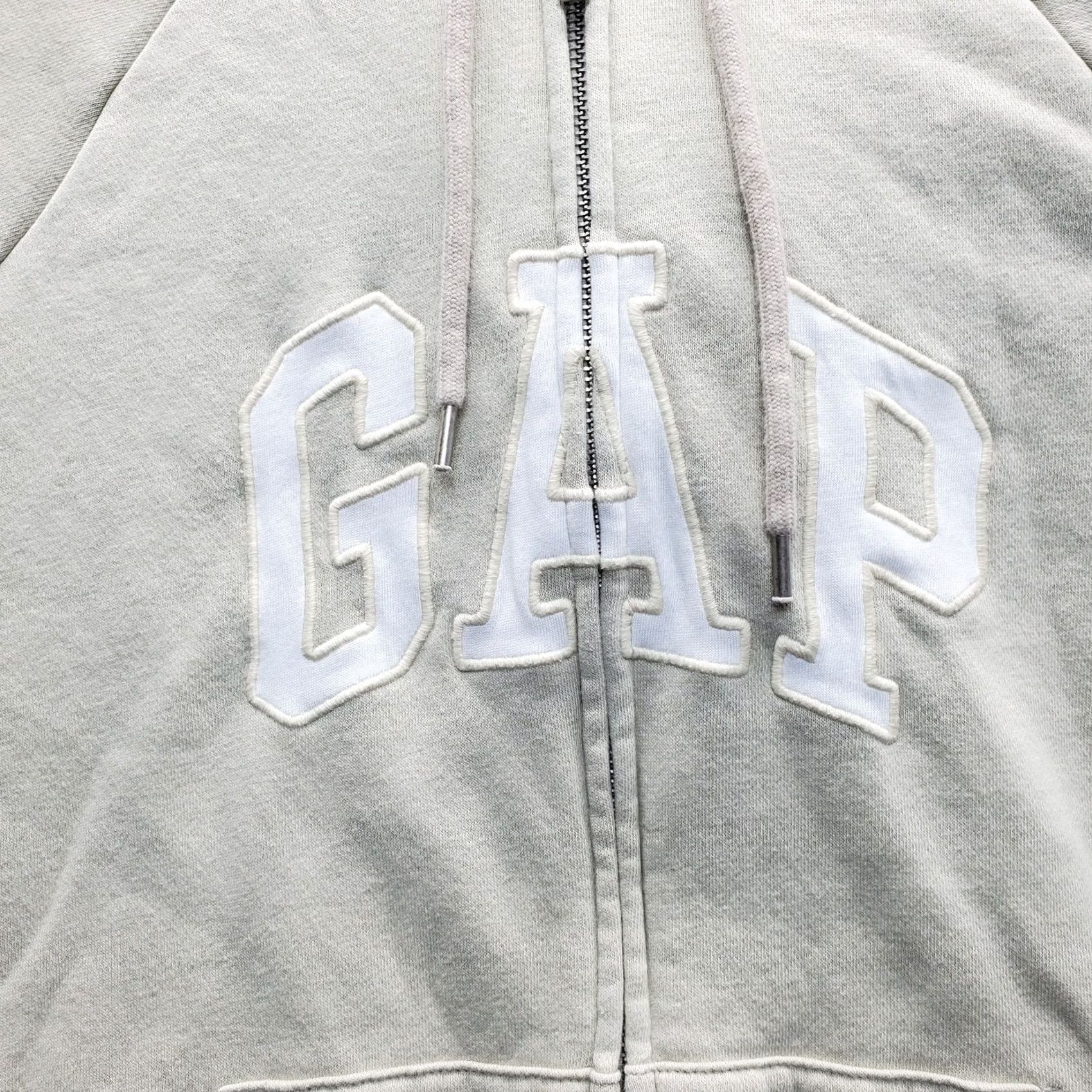 Gap Gap Hoodie Womens Small Tan Fleece Lined Embroidered Logo Long Sleeve Full Zip Shirt Mens? Size S / US 4 / IT 40 - 7 Thumbnail