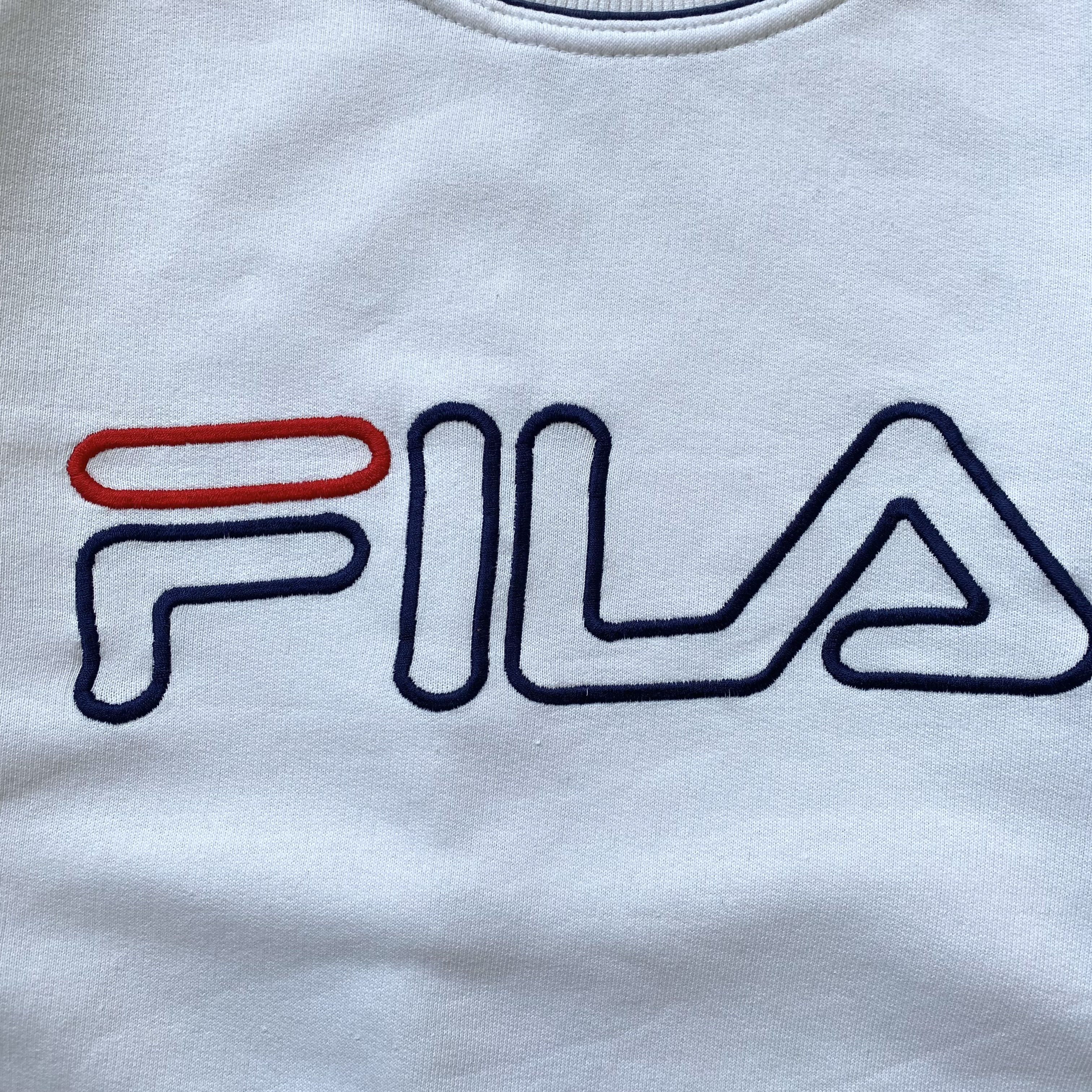 Fila 🔥Vintage 90s Fila Italy Sweatshirt Boxy Fit Crewneck umbro Size US S / EU 44-46 / 1 - 9 Thumbnail