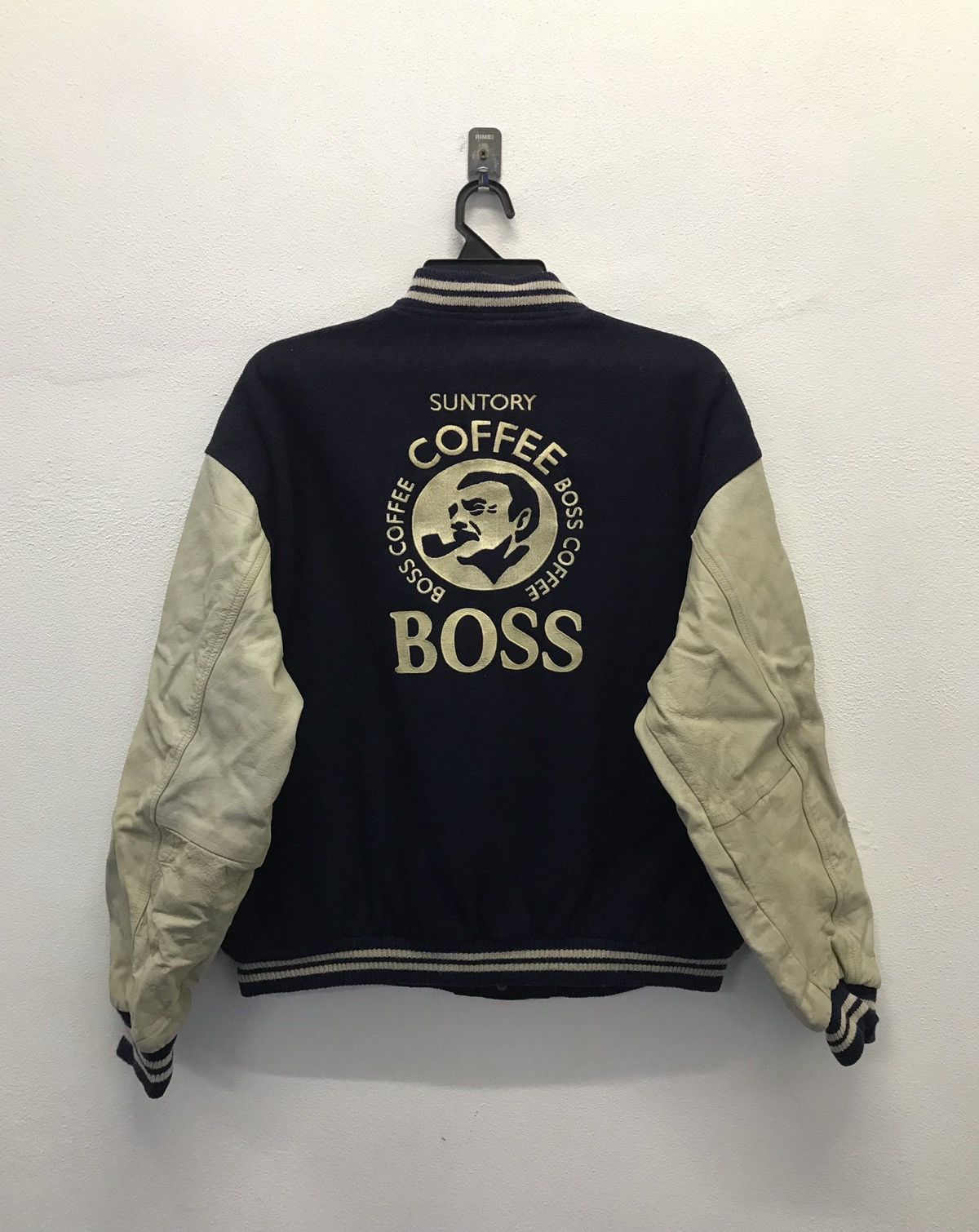 Japanese Brand × Vintage Vintage SUNTORY Original Design COFFEE Boss VARSITY Jacket Size US XL / EU 56 / 4 - 2 Thumbnail