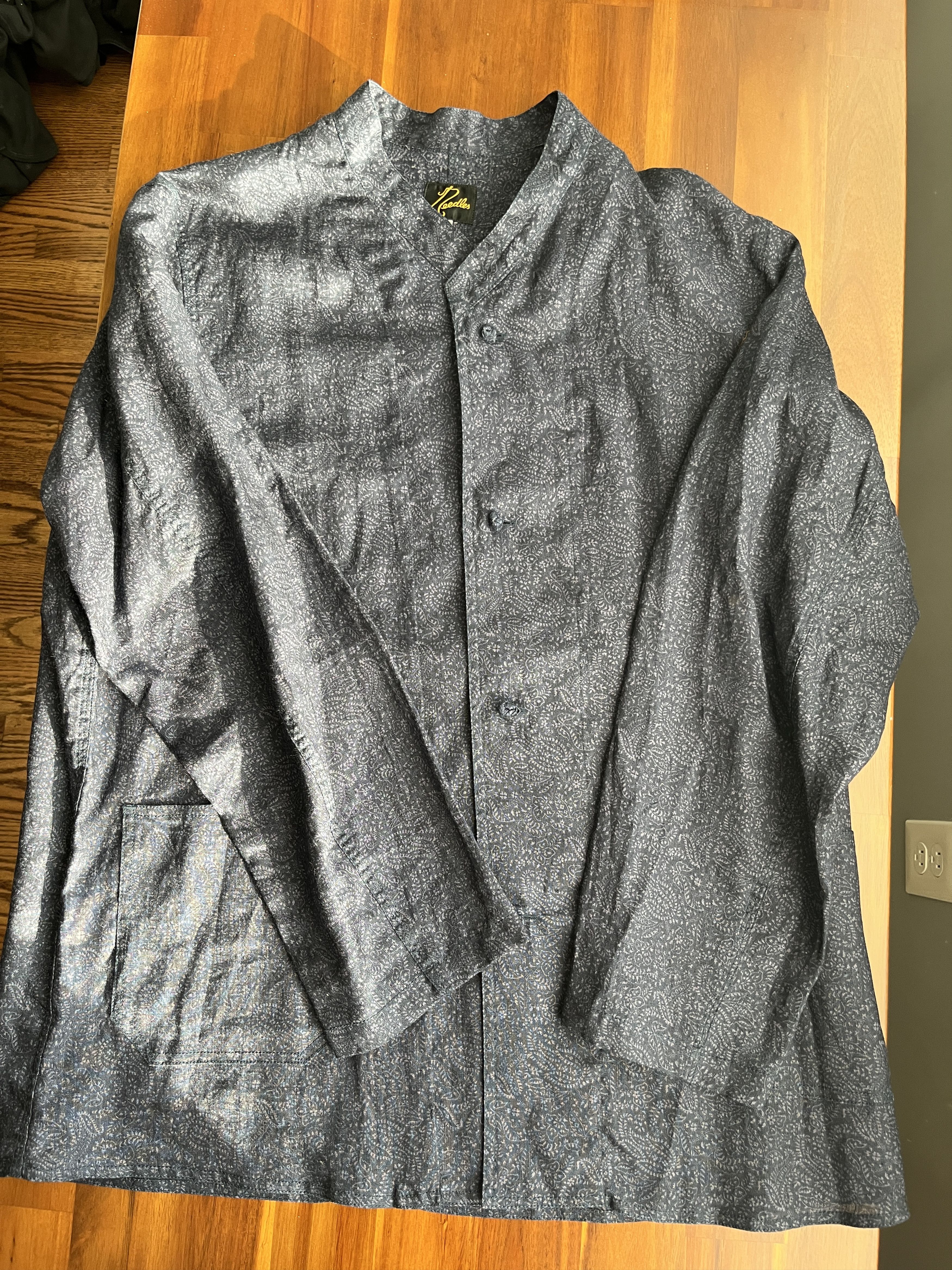 Needles Linen Nehru Jacket Size US L / EU 52-54 / 3 - 1 Thumbnail