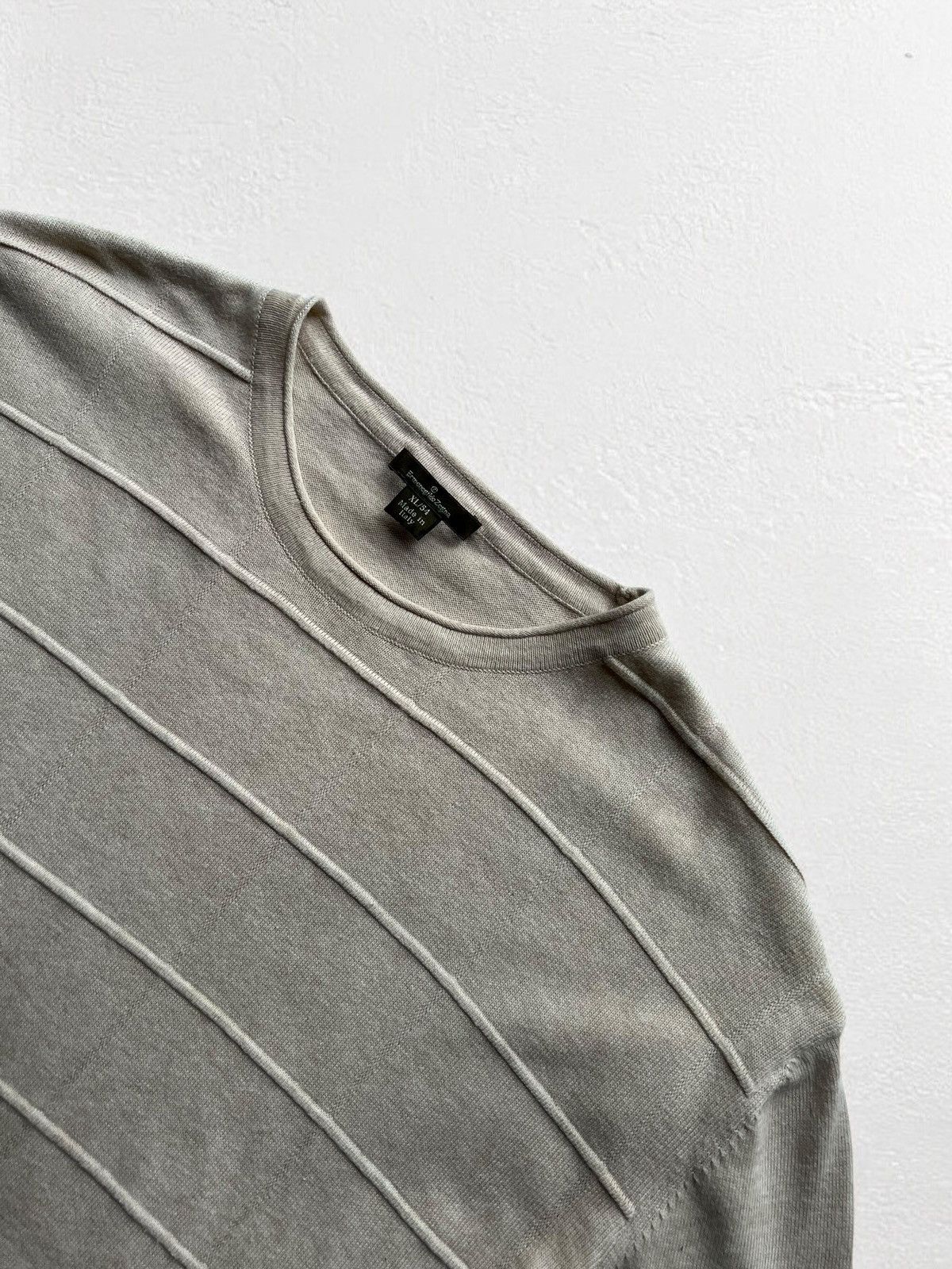 Ermenegildo Zegna × Z Zegna ERMENEGILDO ZEGNA GREEN LABEL SWEATER CREWNECK SWEATSHIRT Size US L / EU 52-54 / 3 - 3 Thumbnail