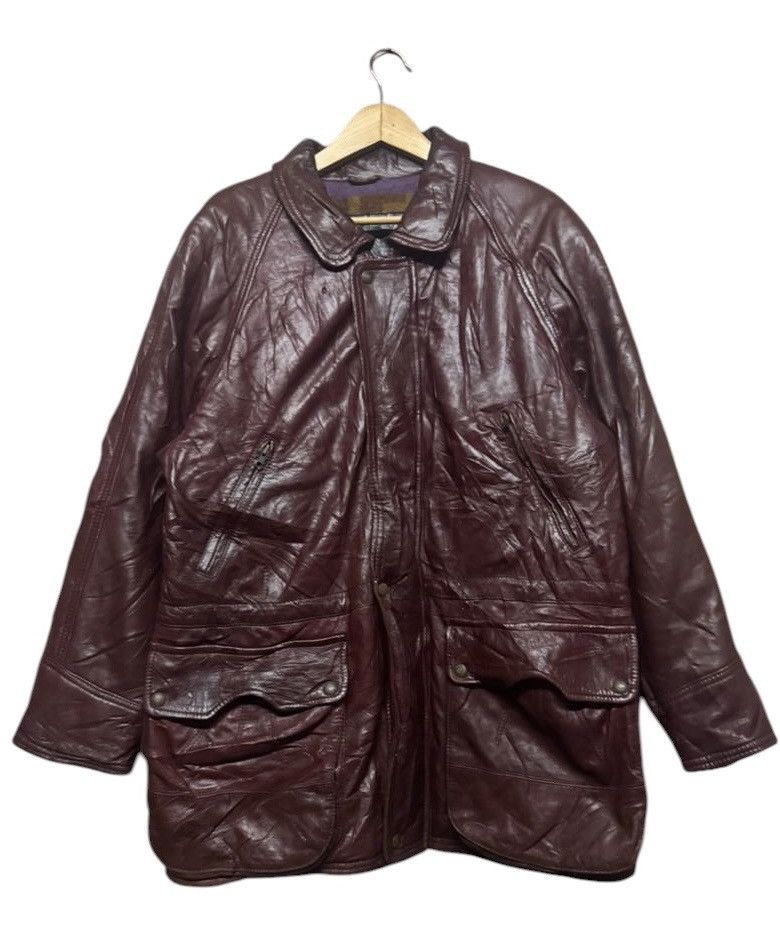 Valentino Vintage🔥Valentino Pelle Sherling Leather Jacket Size US S / EU 44-46 / 1 - 3 Thumbnail