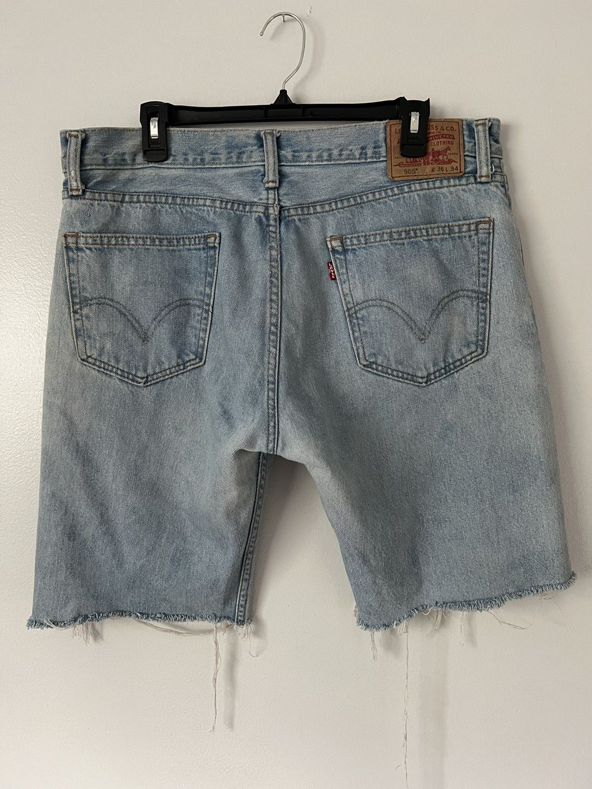 Levi's × Vintage Vintage Levi’s 505 Cutoff Shorts - W36 Size US 36 / EU 52 - 2 Thumbnail