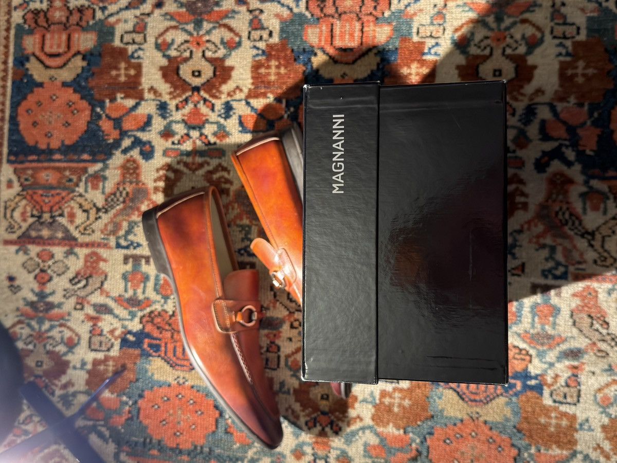 Magnanni Magnanni x Saks fifth Avenue style: 19958 Cognac loafers Size US 13 / EU 46 - 5 Thumbnail