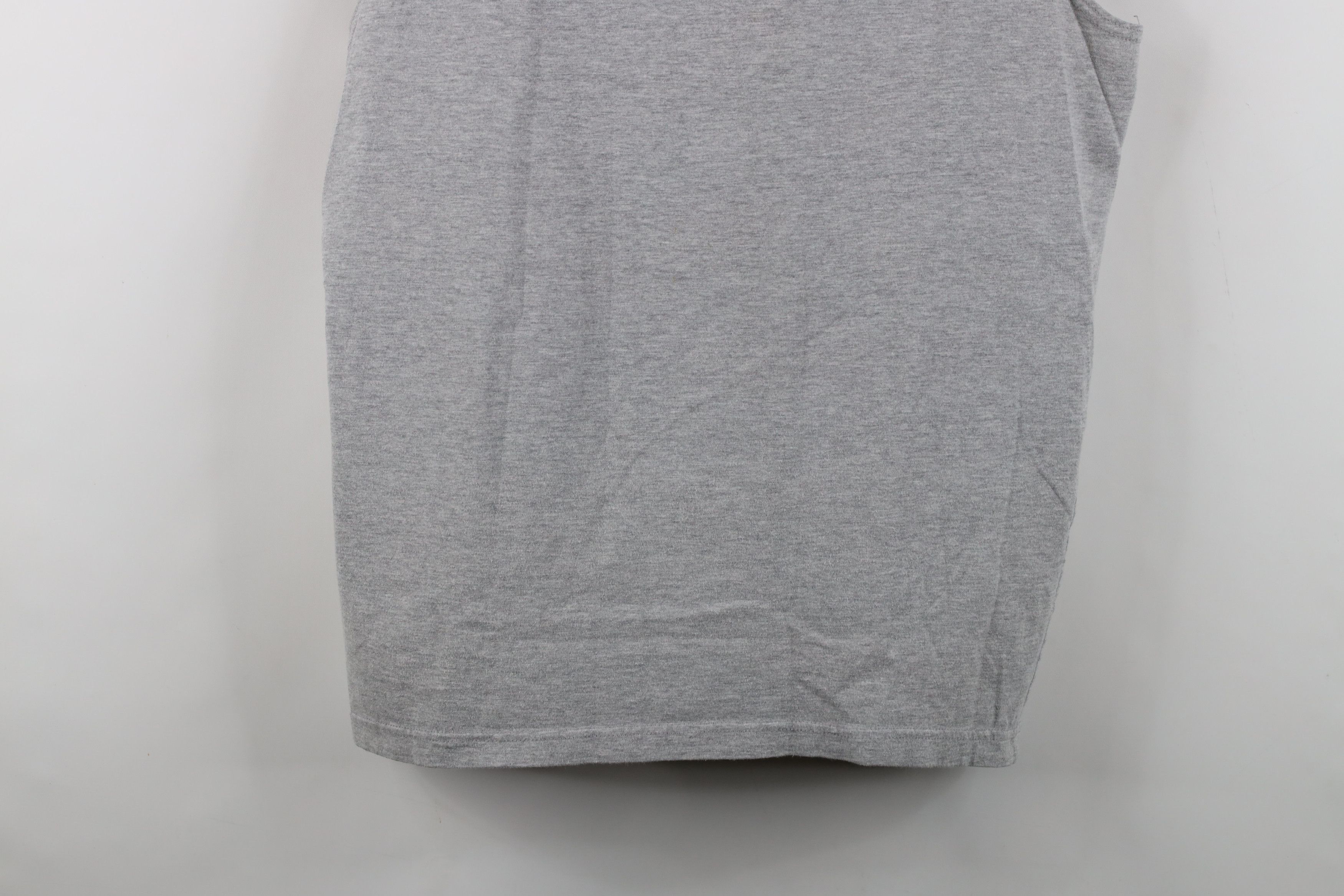 Nike Vintage 90s Y2K Nike Scott Center Swoosh Muscle T-Shirt Gray Size US L / EU 52-54 / 3 - 3 Thumbnail
