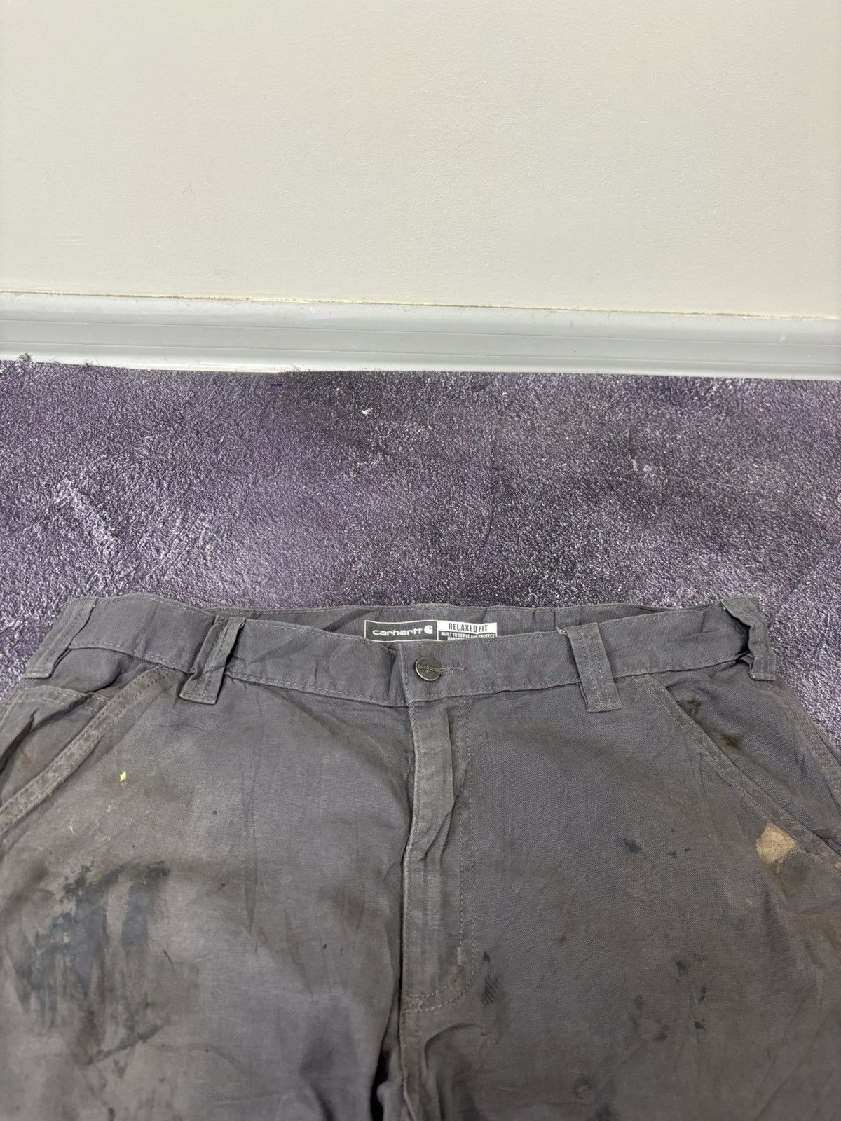 Carhartt Vintage Carhartt Y2K Gray Work Hype Relaxed Fit Baggy Pants Size US 36 / EU 52 - 15 Thumbnail