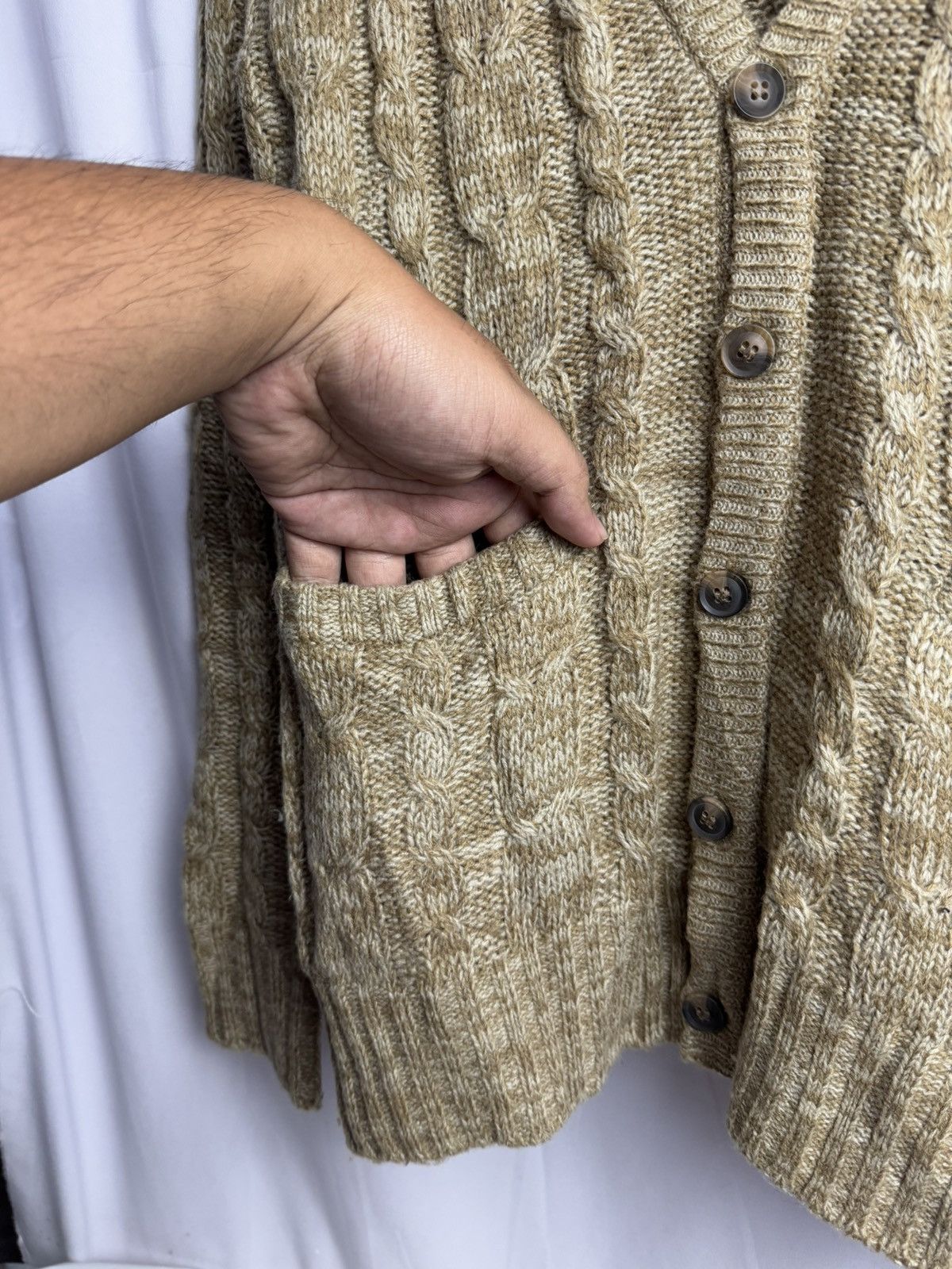 Beauty Beast × Hysteric Glamour × Japanese Brand Japanese Cable Cardigan Knit Hvc Styled Size US M / EU 48-50 / 2 - 5 Thumbnail