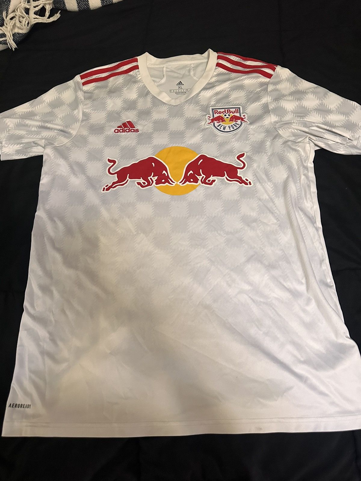 Adidas Adidas New York Red Bulls 21/22 Jersey Size US XL / EU 56 / 4 - 1 Thumbnail