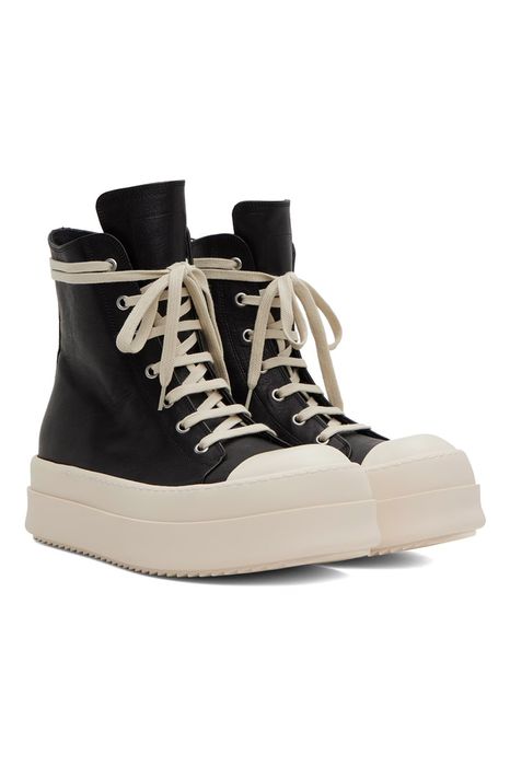 Rick Owens Rick Owens Mega Bumper Ramones Mainline Leather Black | Grailed