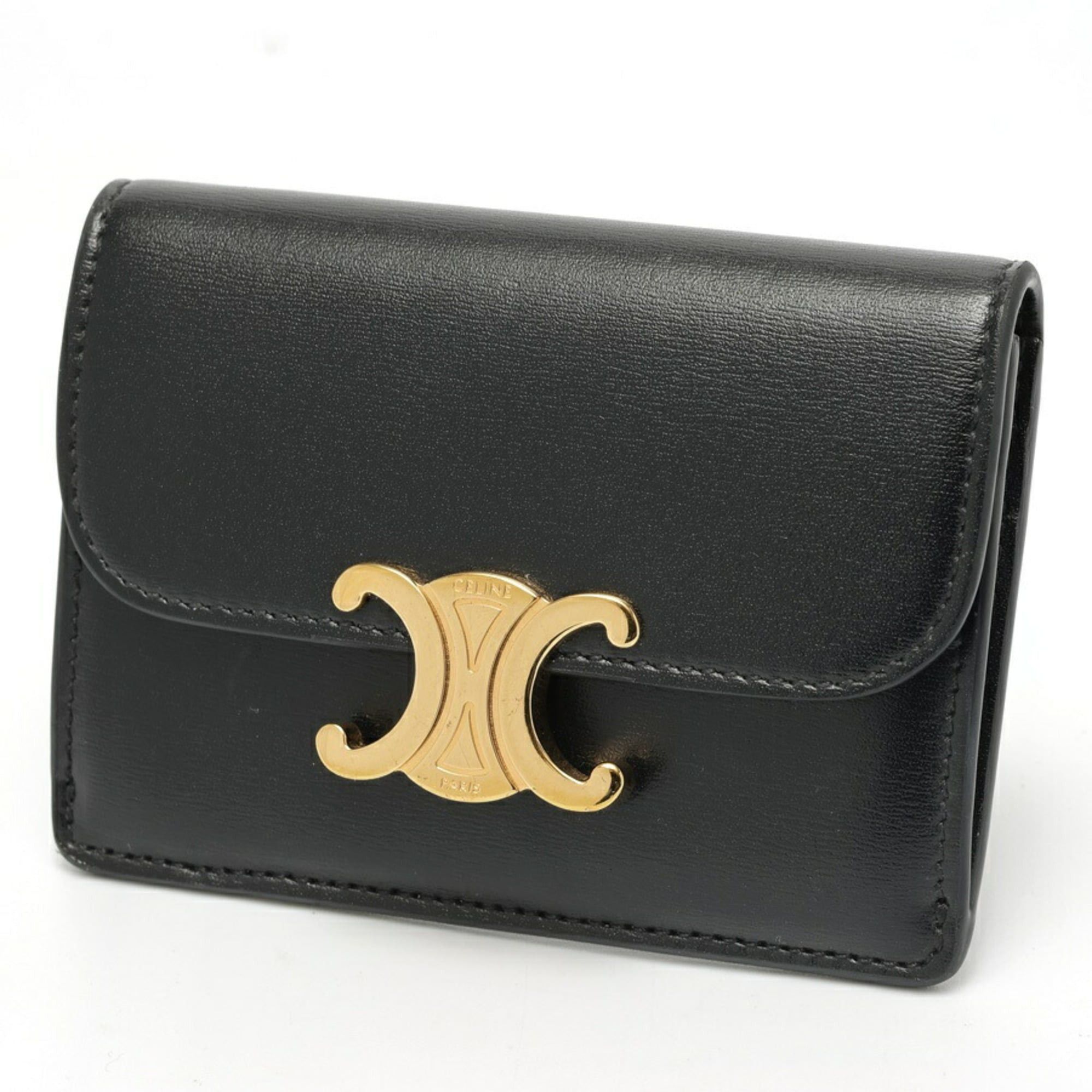 Celine Celine Wallet 10I583DPV.38NO Shiny Calfskin Black S-159610 Size ONE SIZE - 1 Thumbnail