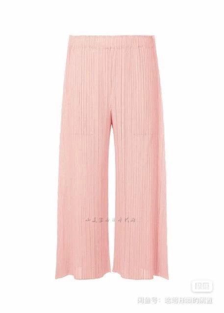 Issey Miyake Issey Miyake size:4 Kelp cherry blossom pink pleated short Size M / US 6-8 / IT 42-44 - 8 Thumbnail