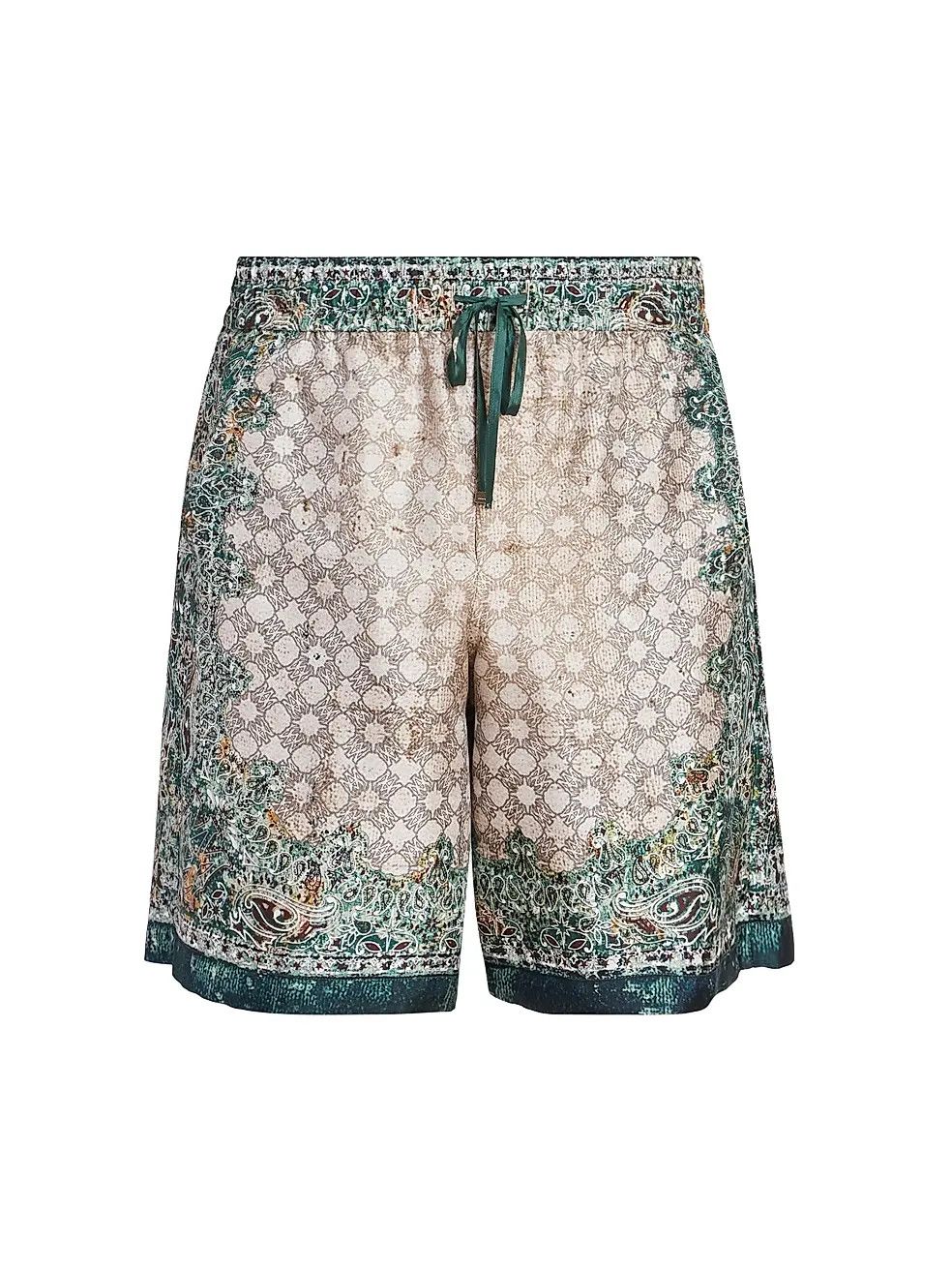 Amiri os11x0526 Bandana Drawstring Shorts in Multicolor Size US 36 / EU 52 - 1 Thumbnail