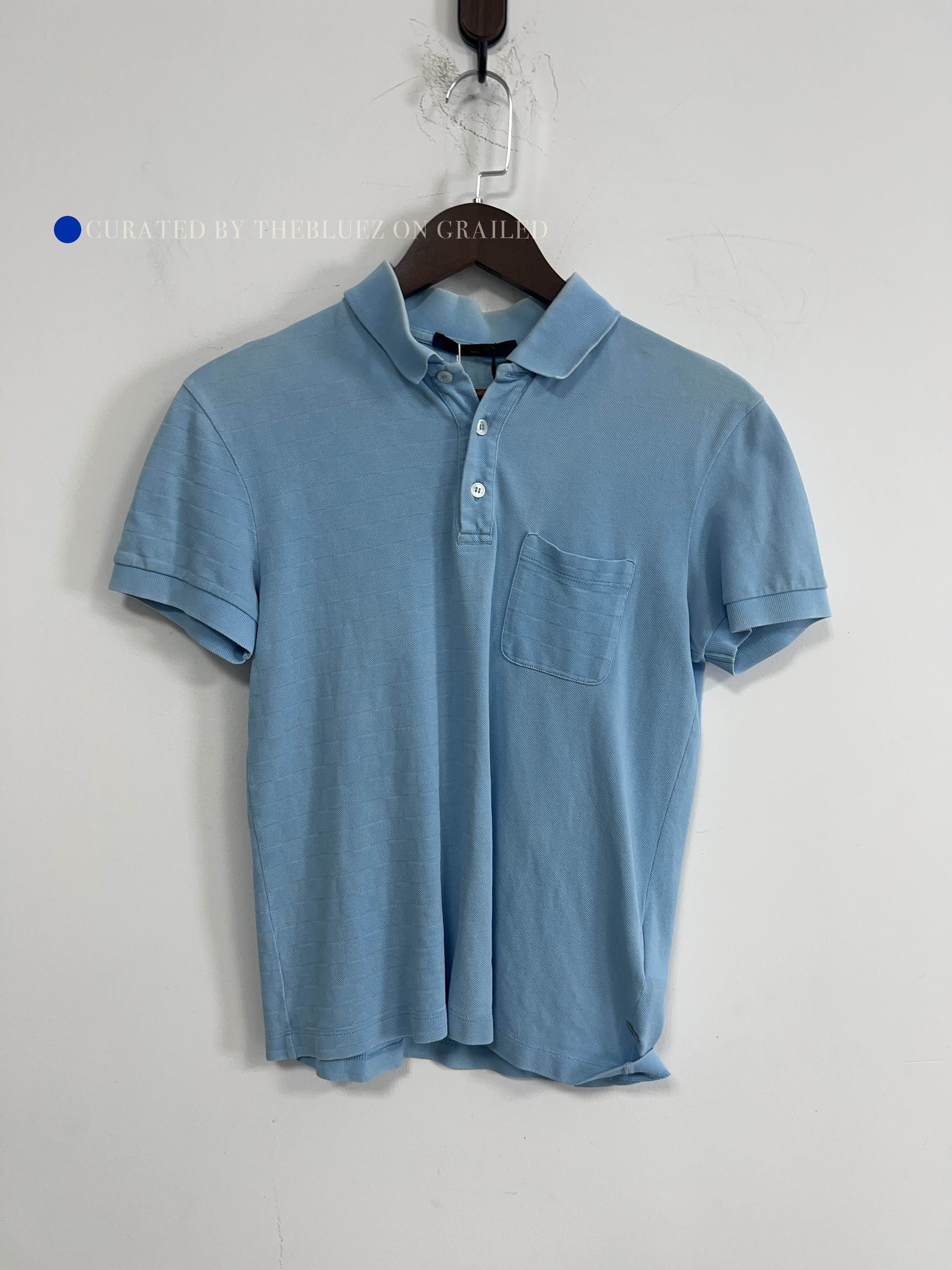 Louis Vuitton Blue Short-Sleeve Polo Shirt Size US XS / EU 42 / 0 - 1 Thumbnail
