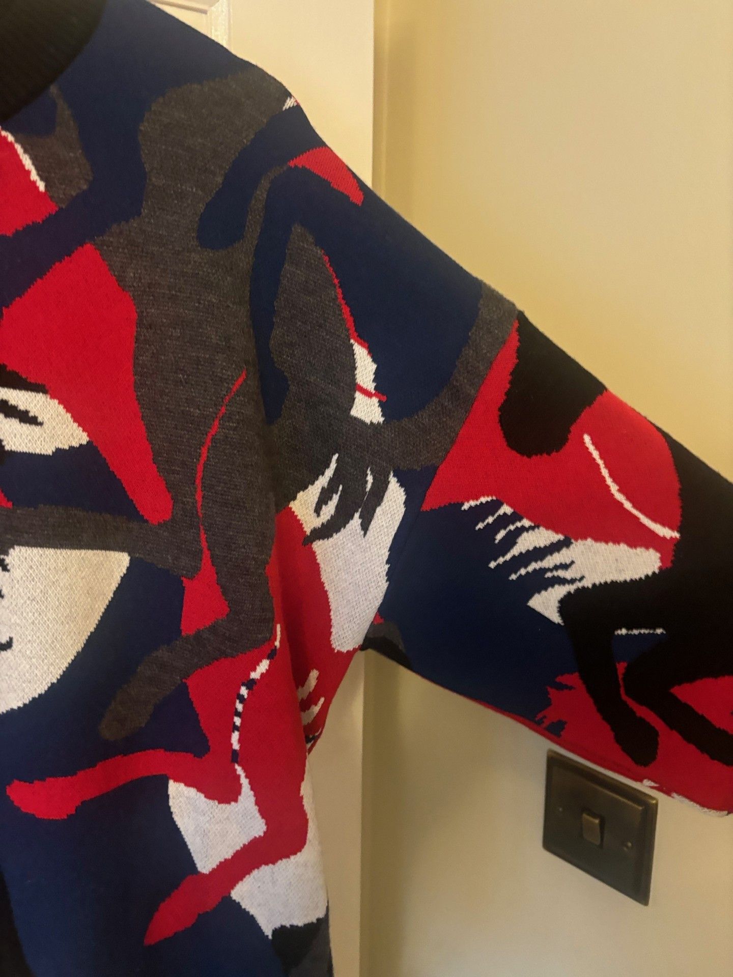 Ferrari Jacquard Logo Motif Jumper