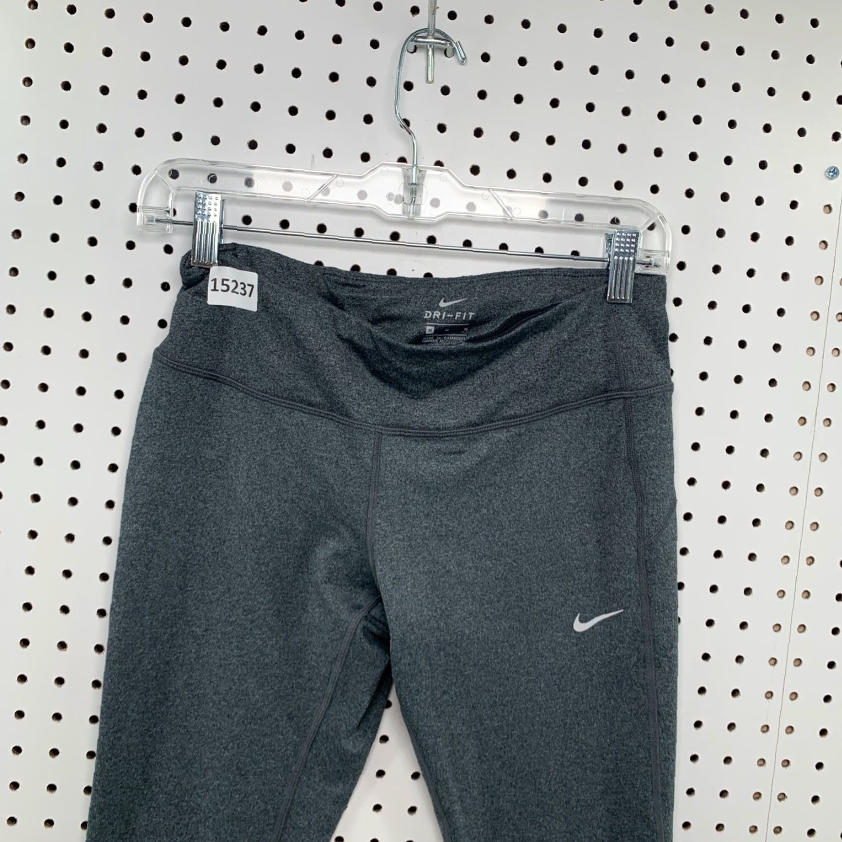 Nike Nike Dri-FIT Leggings Cropped Women's Gray Medium 27X21 Yoga Activewear M Womens Size 32" / US 10 / IT 46 - 4 Thumbnail