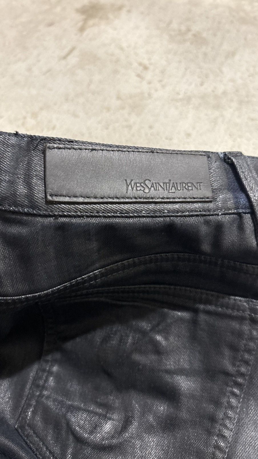 Yves Saint Laurent Vintage Yves Saint Laurent Coated Denim Size US 32 / EU 48 - 11 Thumbnail