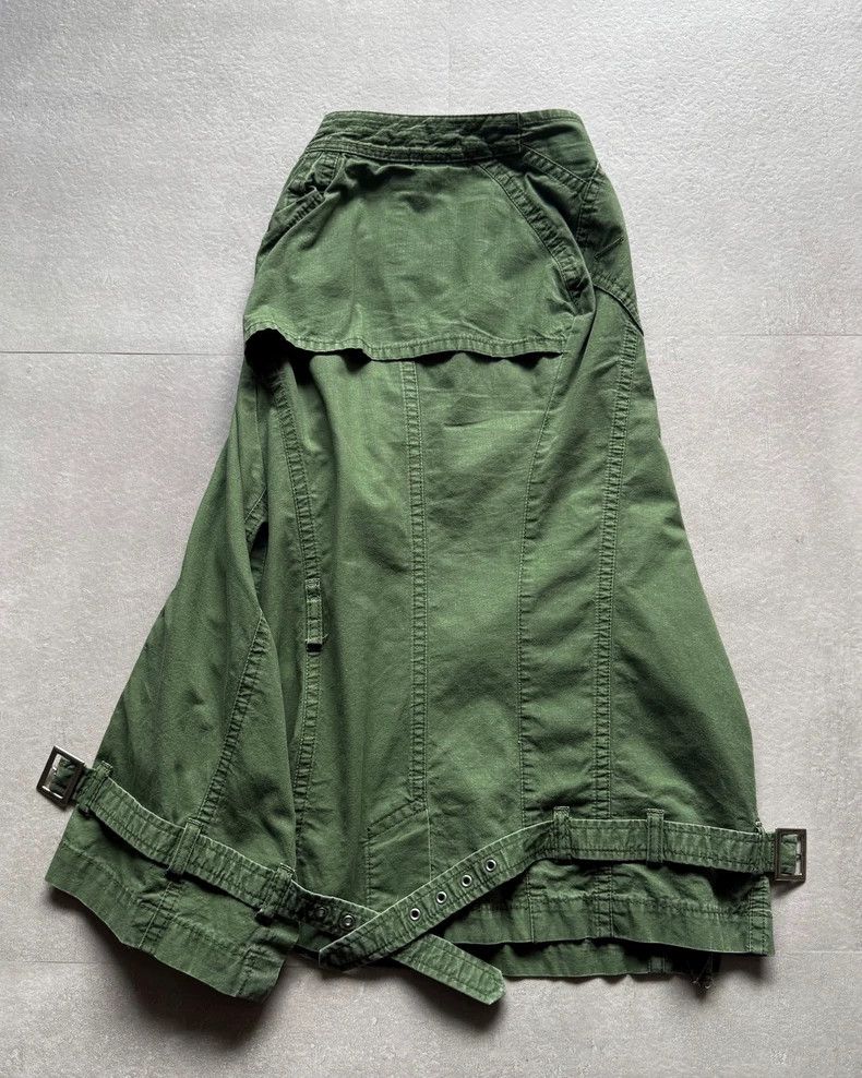 Junya Watanabe JUNYA WATANABE size XS Denim Distorted Skirt Size 24" / US 00 / IT 34 - 4 Thumbnail