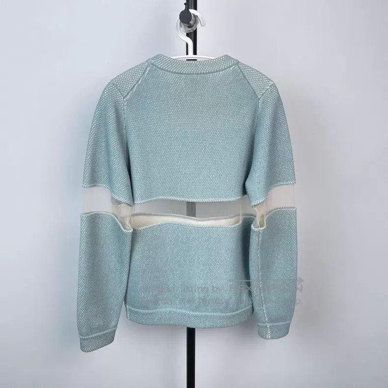 Louis Vuitton Louis Vuitton SS24 Solid Paneled Chain Crew Neck Cashmere Size US S / EU 44-46 / 1 - 2 Thumbnail