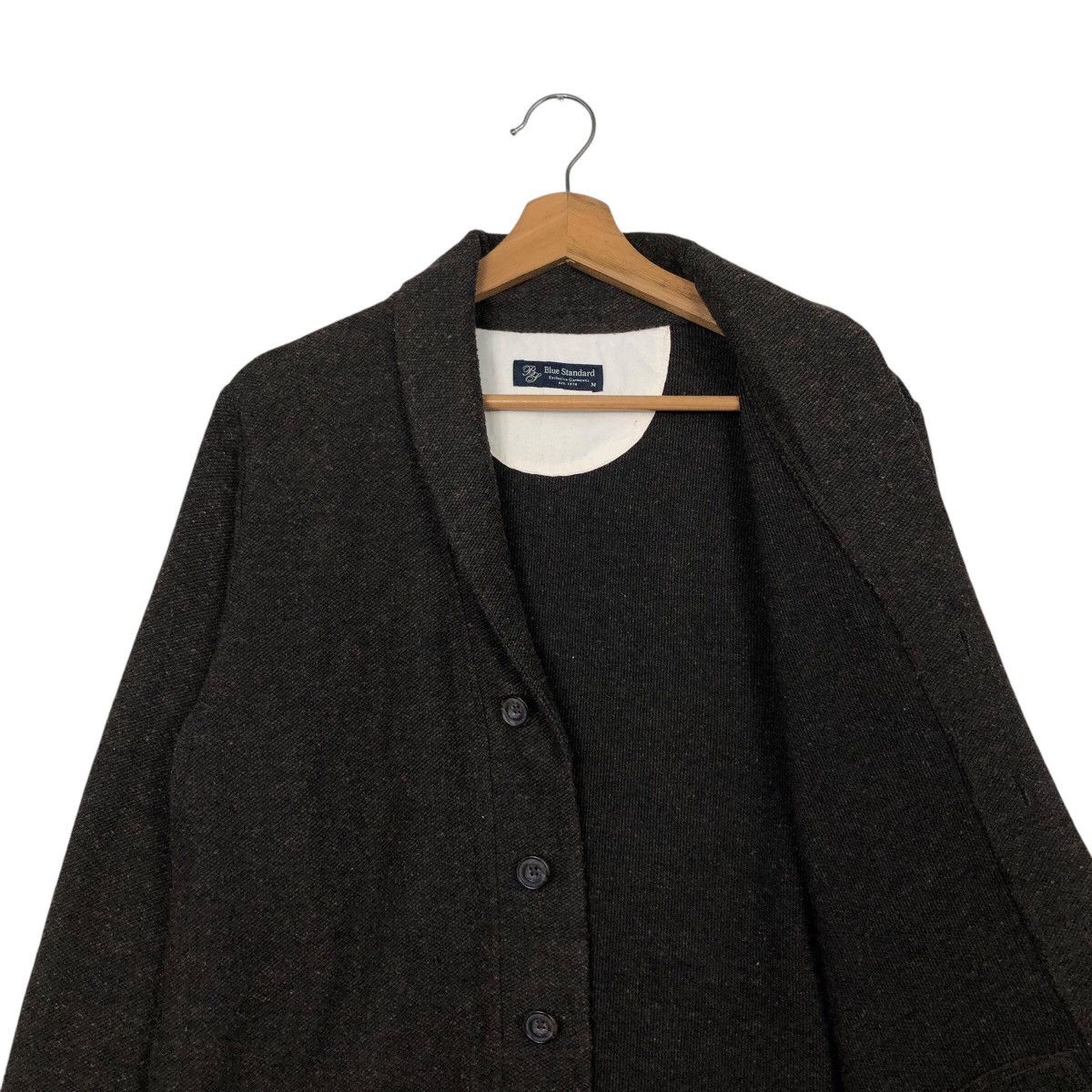 Japanese Brand × Vintage 📌Vintage Wool Chore Jacket Blue Standard Issey Miyake Size US M / EU 48-50 / 2 - 13 Thumbnail