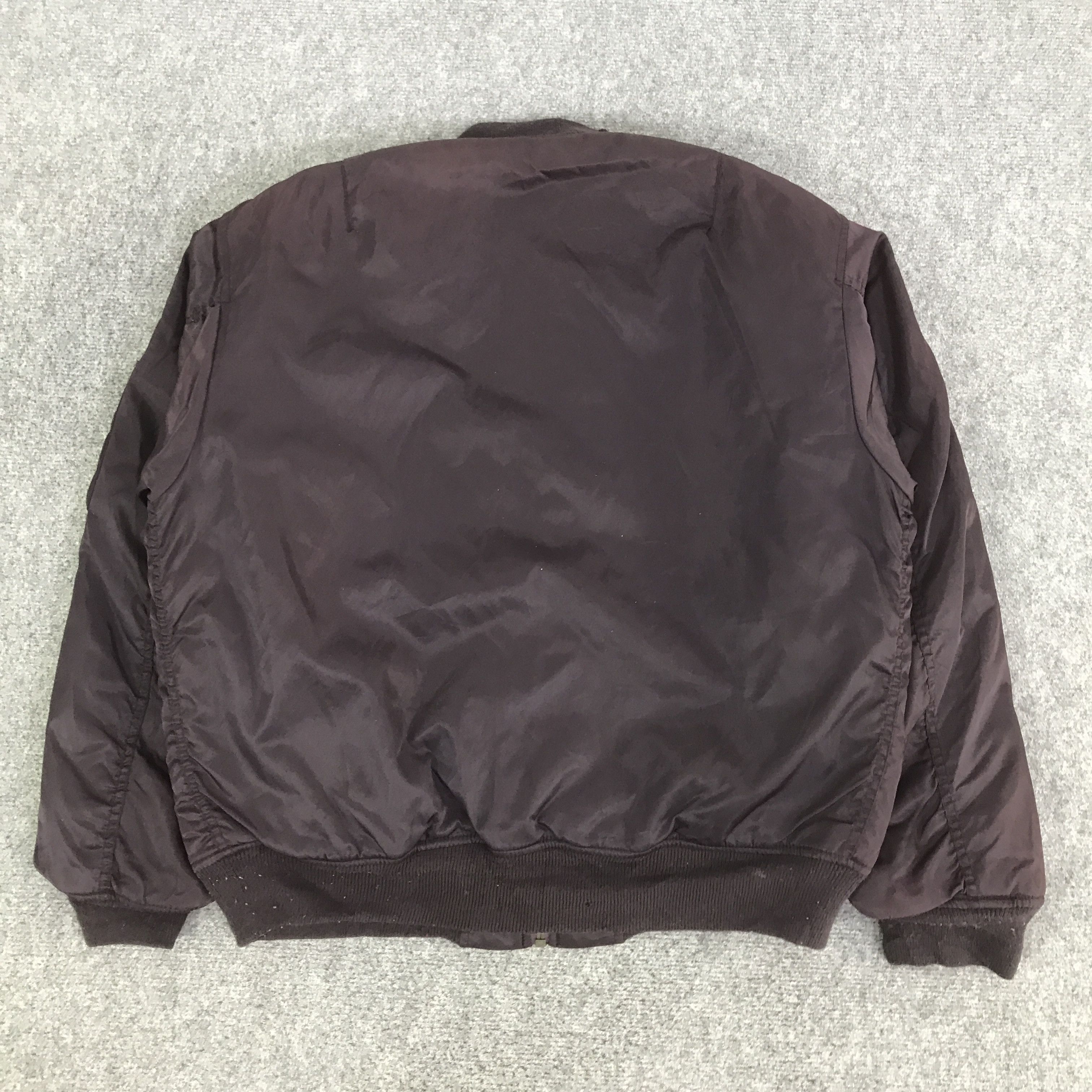 Japanese Brand ABURAYSIA DESIGN MA-1 BOMBERS JACKET K128B8 Size US L / EU 52-54 / 3 - 3 Thumbnail