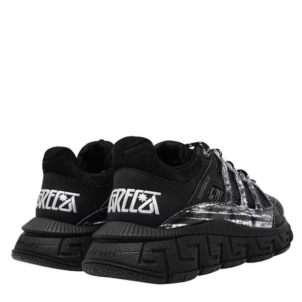 Versace o1g2r1mq0824 Trigreca Trainers in Black & White Size US 10.5 / EU 43-44 - 4 Thumbnail