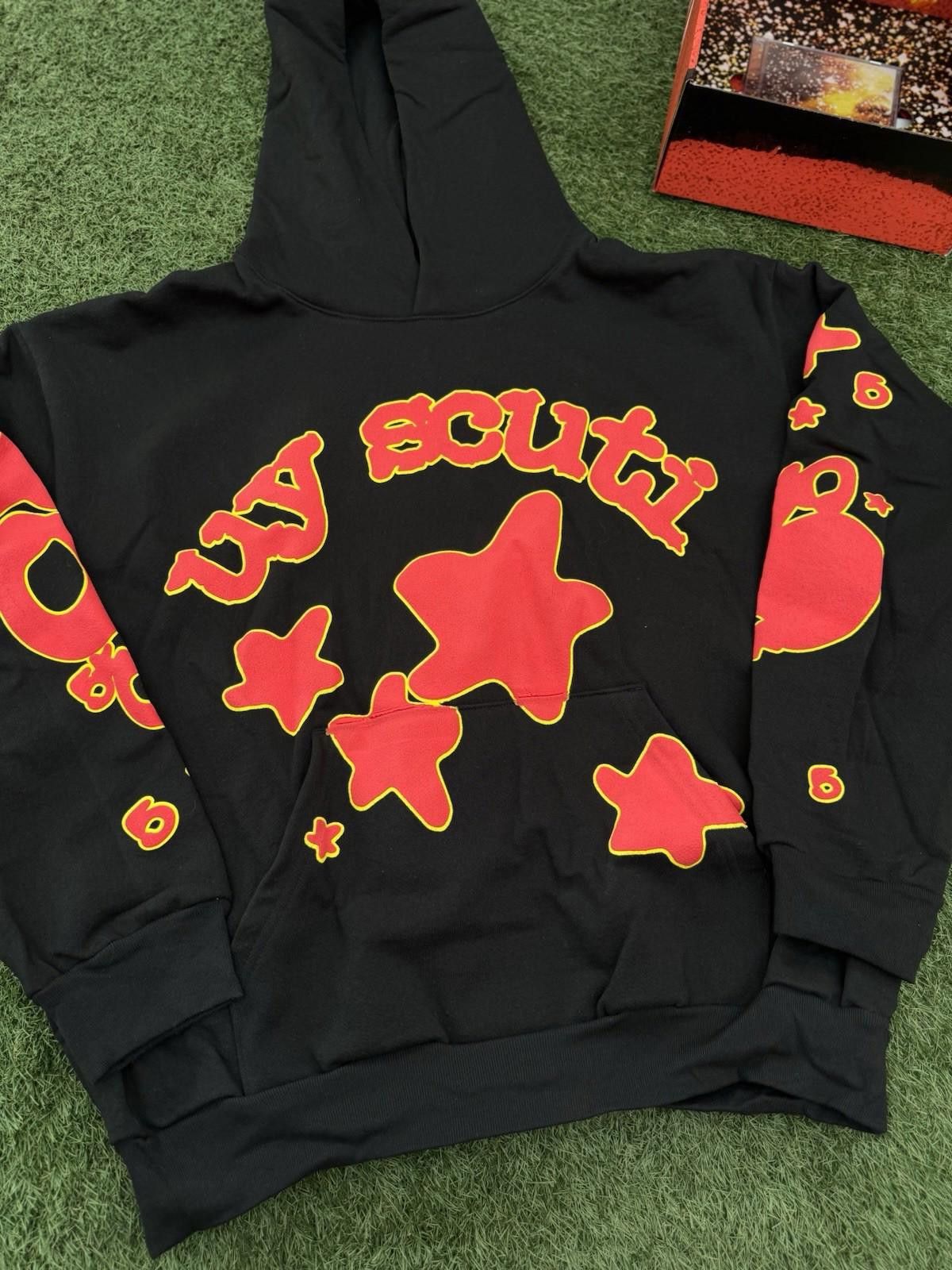 Sp5der Sp5der Worldwide Black Red Hoodie Size (XL) (NEW) Box + CD Size US XL / EU 56 / 4 - 2 Thumbnail