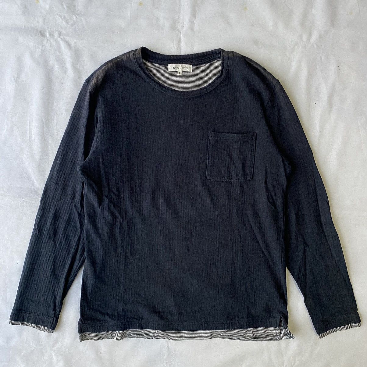 If Six Was Nine × Japanese Brand × Le Grande Bleu (L.G.B.) Japanese Double Layer Gothic Style Long Sleeve Tees Size US L / EU 52-54 / 3 - 2 Thumbnail
