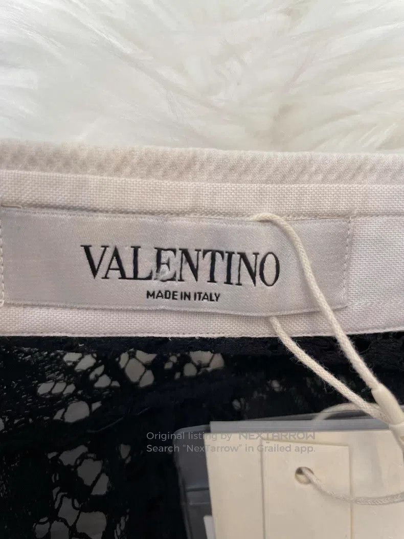 Valentino Valentino Black cotton short-sleeved shirt Size US M / EU 48-50 / 2 - 6 Thumbnail