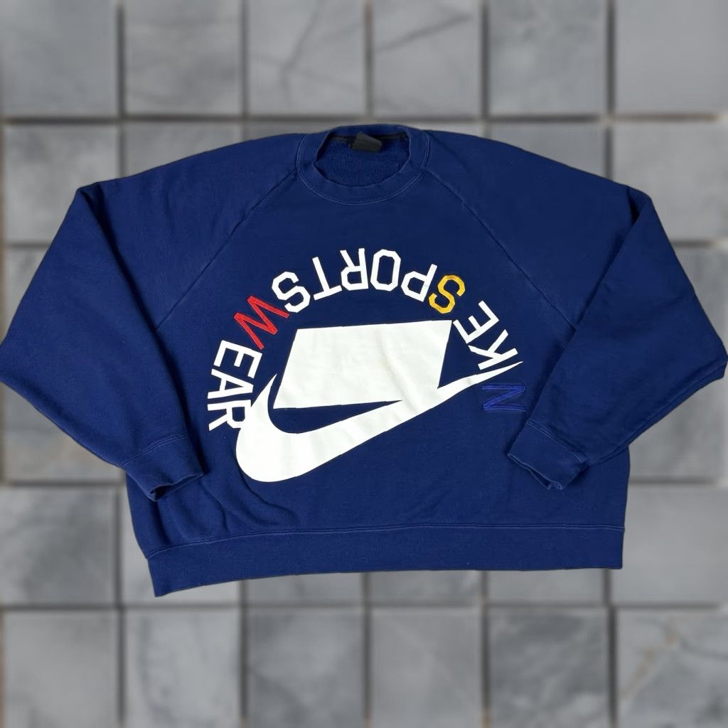 Nike Nike Sportswear Sweatshirt Mens XL Blue NSW Oversized Pullover Crewneck Workout Size US XL / EU 56 / 4 - 1 Thumbnail