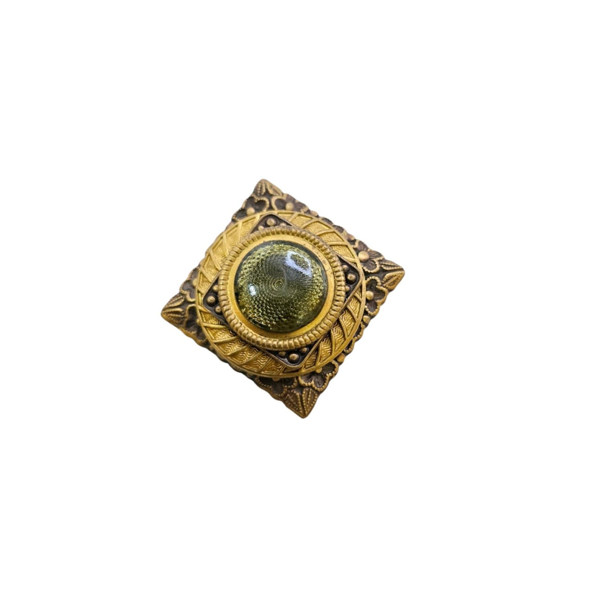 Vintage Vintage Patrice Square Clip-On Earrings With Original Tag Size ONE SIZE - 4 Thumbnail