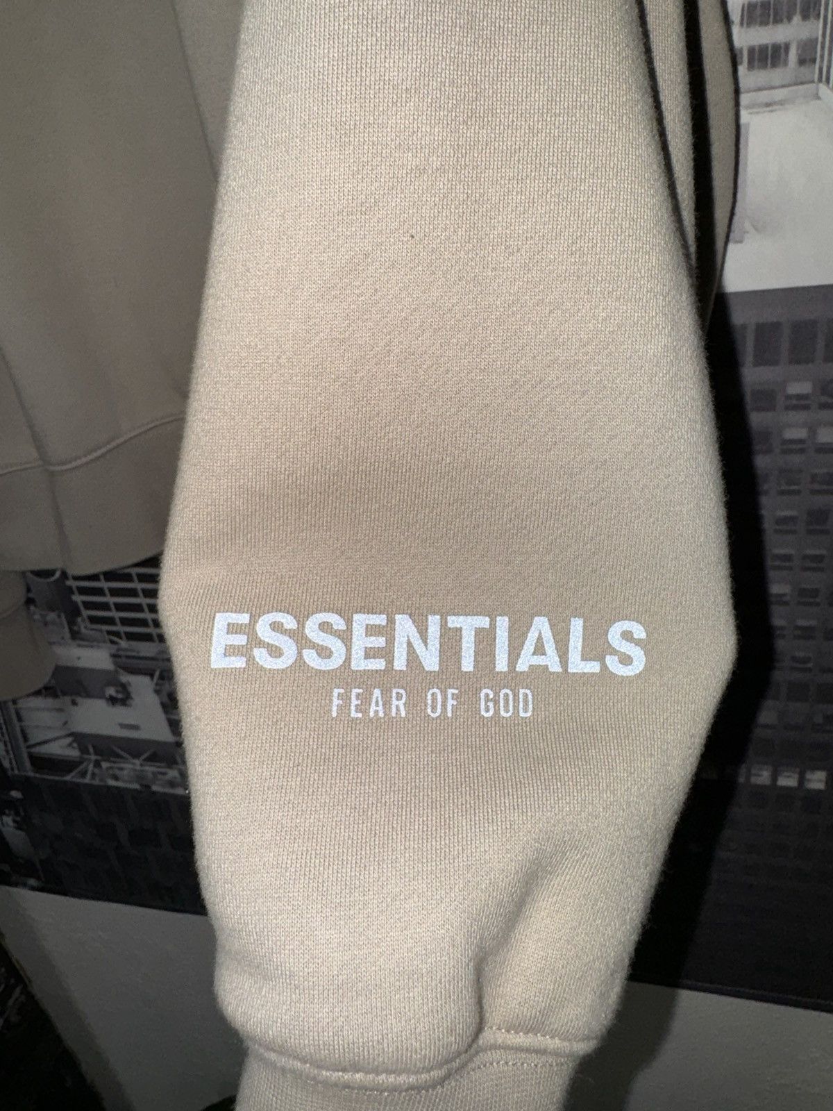 Fear of God 💥Fear of God Essentials Half Zip Pullover Olive SZ Small Size US S / EU 44-46 / 1 - 6 Thumbnail