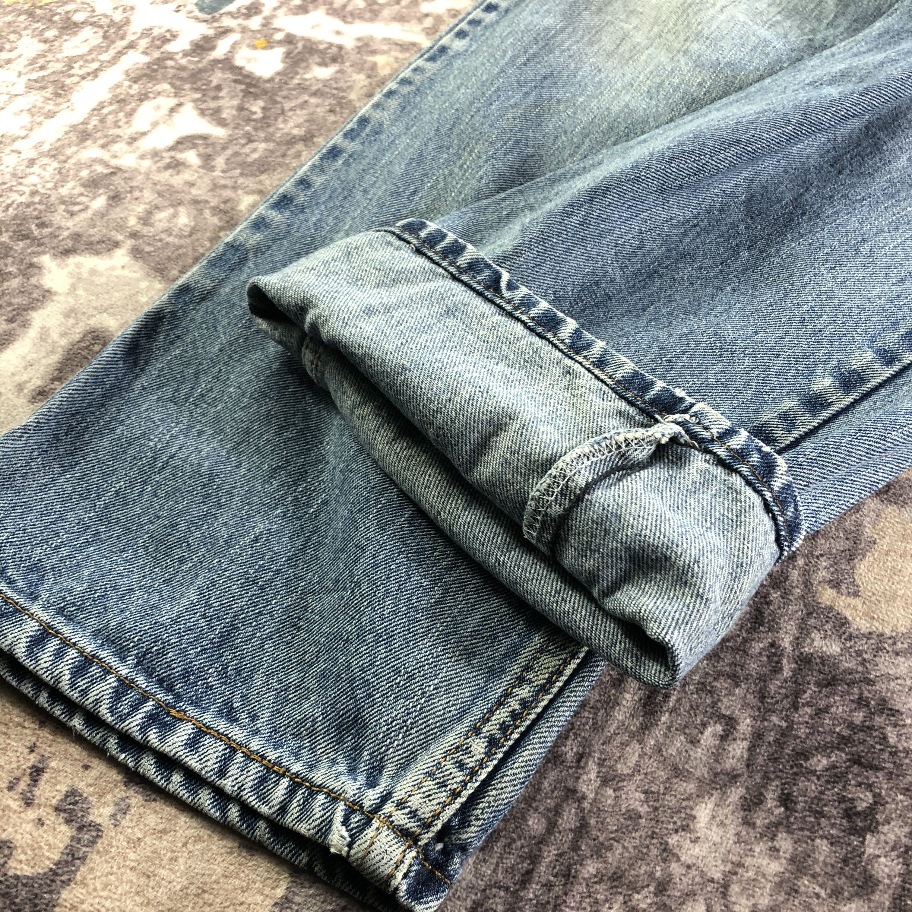 Levi's × Vintage Vintage Blue Wash Levis 505 Jeans-JM3459 Size 33" - 6 Thumbnail