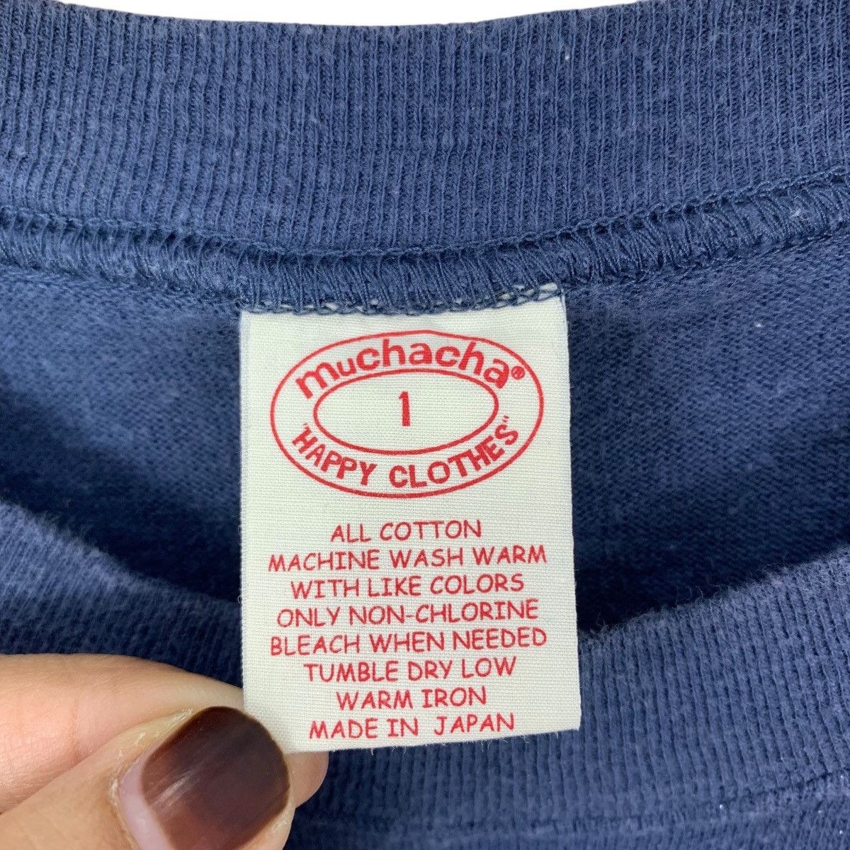 Japanese Brand MUCHACHA Happy Clothes Smiley Face Japanese Brand Shirt Size XS / US 0-2 / IT 36-38 - 4 Thumbnail