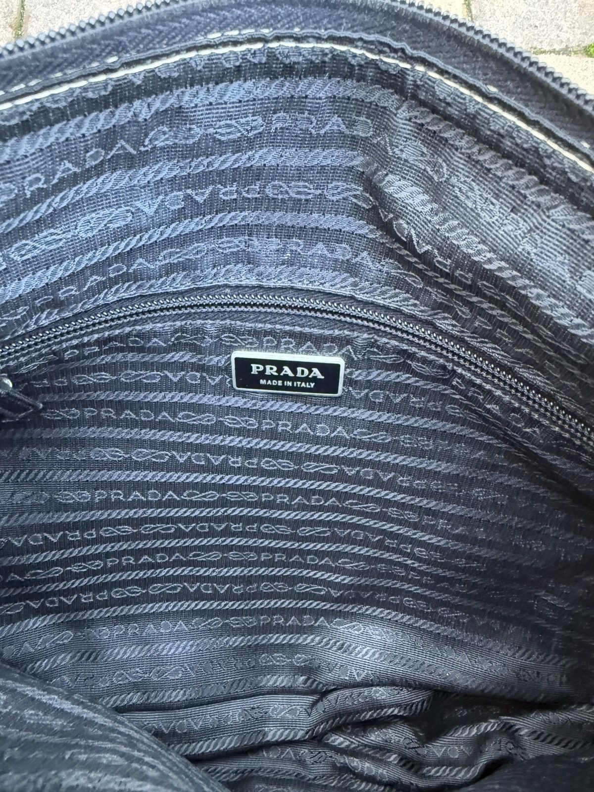 Prada Prada Canvas Messenger Bag Used Brown OS Size ONE SIZE - 5 Thumbnail