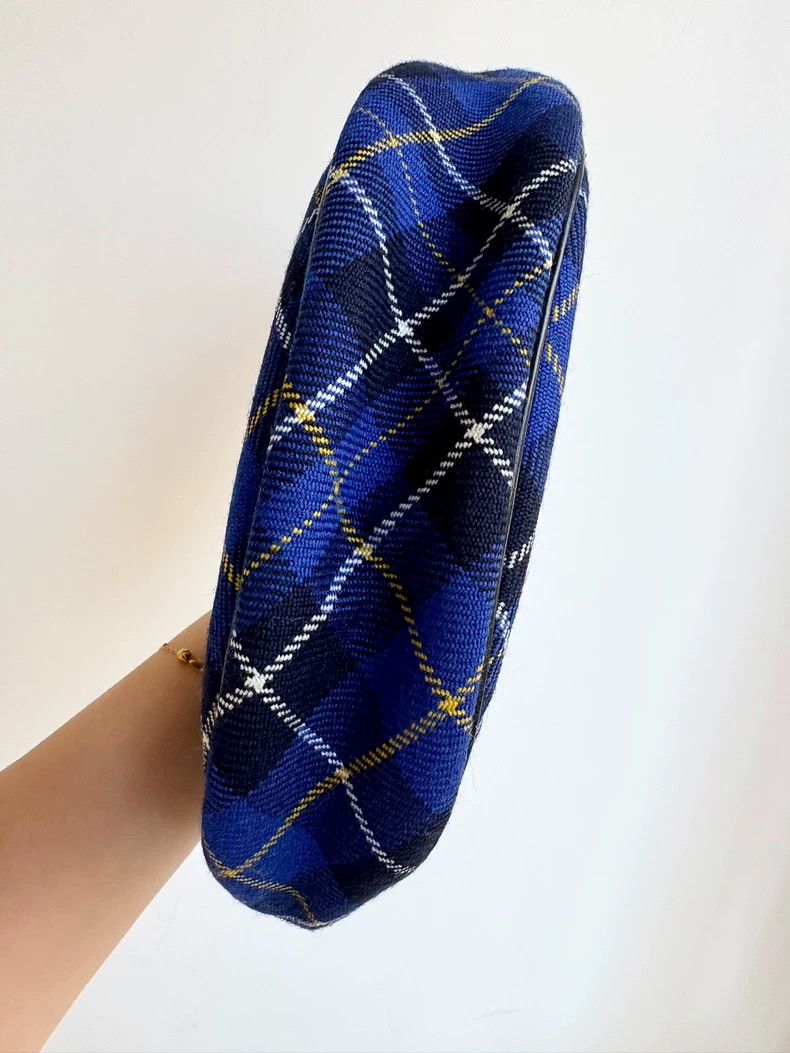 Vivienne Westwood Vivienne Westwood size os Blue checkered horsehair tassel s Size ONE SIZE - 6 Thumbnail