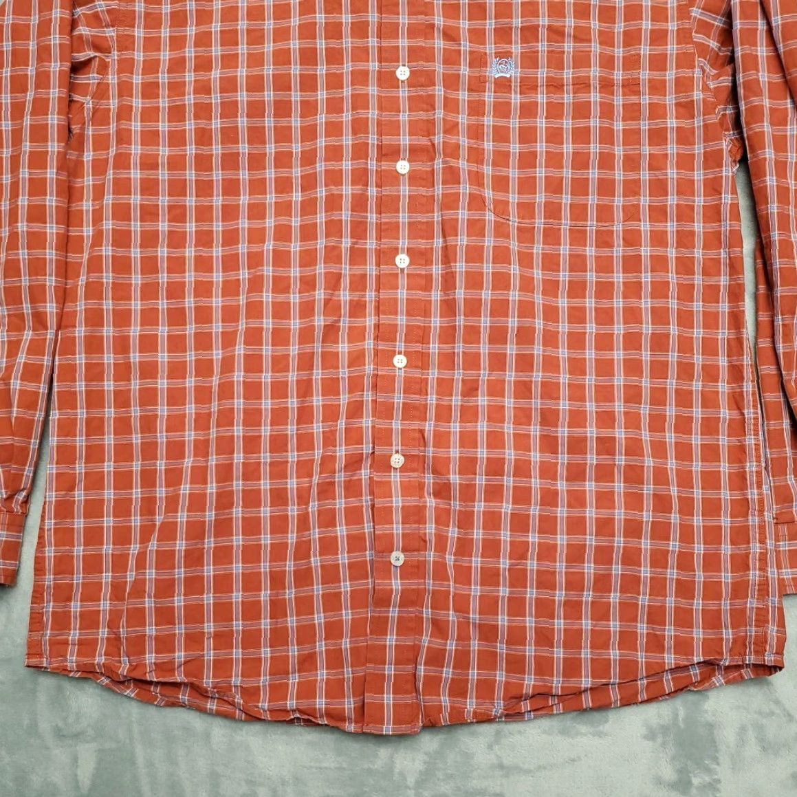 Vintage Cinch Shirt Mens M Red Plaid Long Sleeve Button Western Cowboy Ranch Rodeo Casual Clothing Size US M / EU 48-50 / 2 - 2 Thumbnail