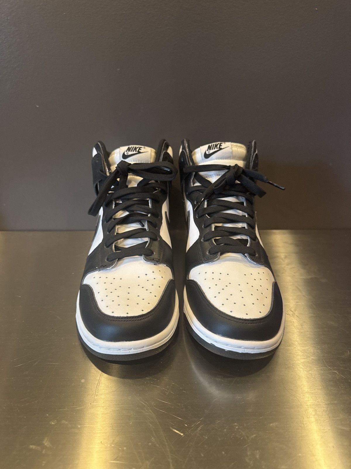Nike Nike Dunk Retro Panda High Top Size US 8.5 / EU 41-42 - 5 Thumbnail