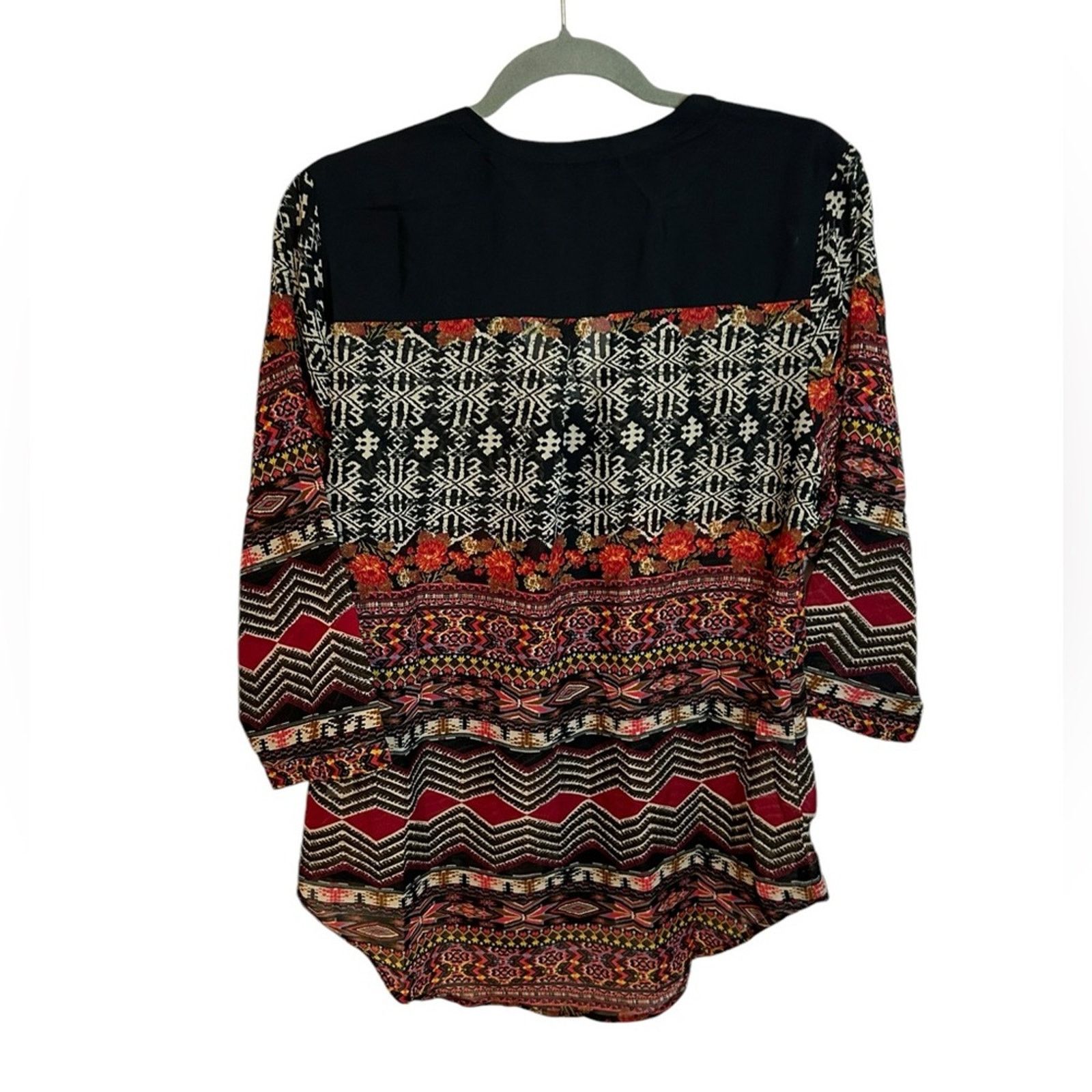 Other Antilia Femme Boho Eclectic Blouse Size L / US 10 / IT 46 - 2 Thumbnail
