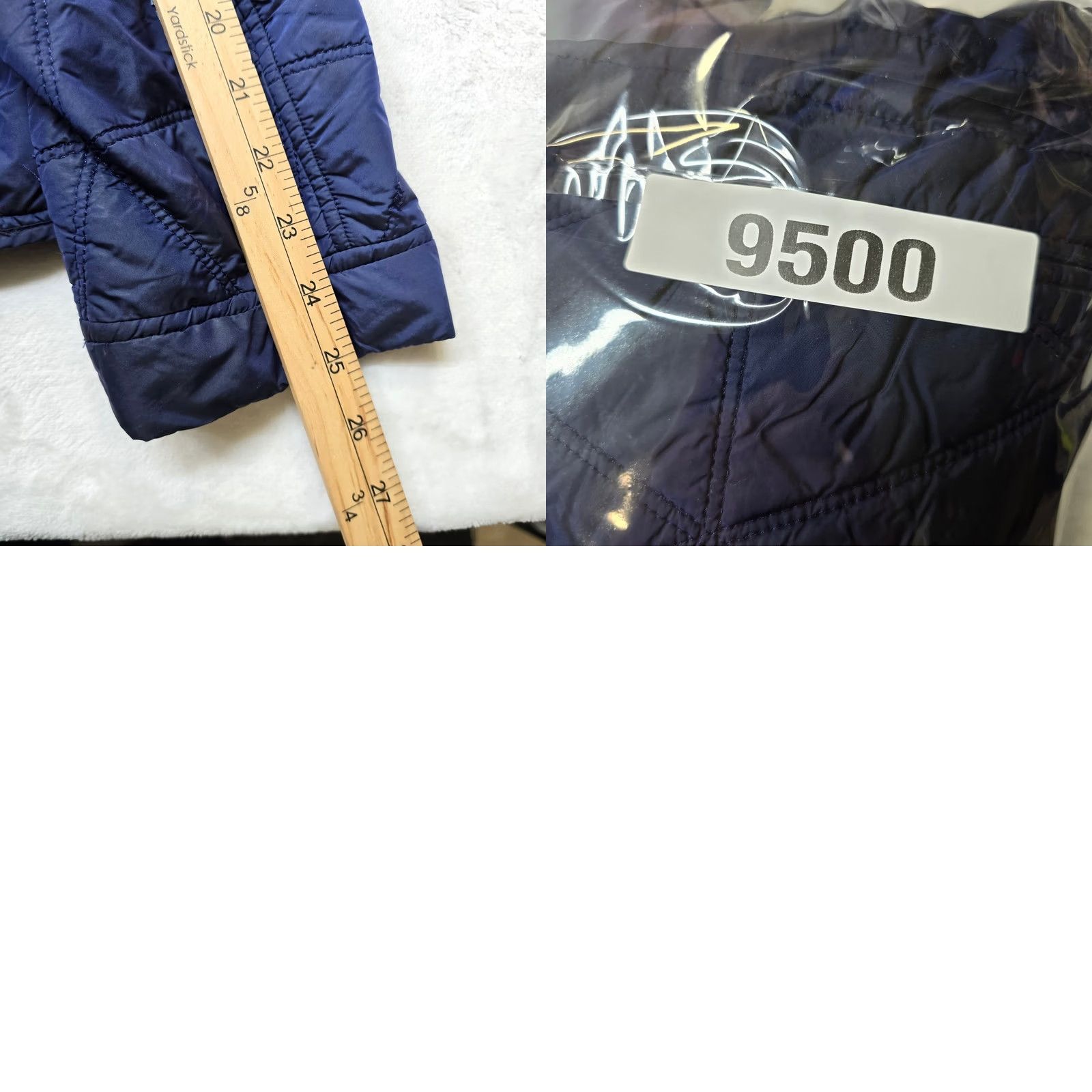 Tallia TALLIA Quilted Jacket Mens Large Navy Blue Zip Lightweight Nylon Size US L / EU 52-54 / 3 - 9 Thumbnail