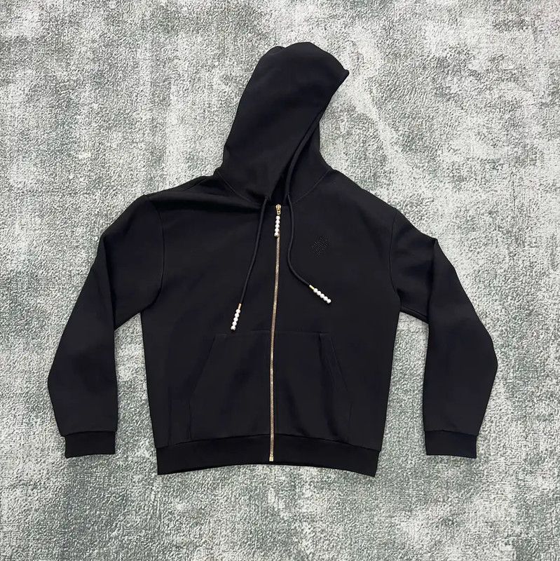 Louis Vuitton Louis Vuitton Men's Black Cotton Long Coat 0089 Size M / US 6-8 / IT 42-44 - 1 Thumbnail