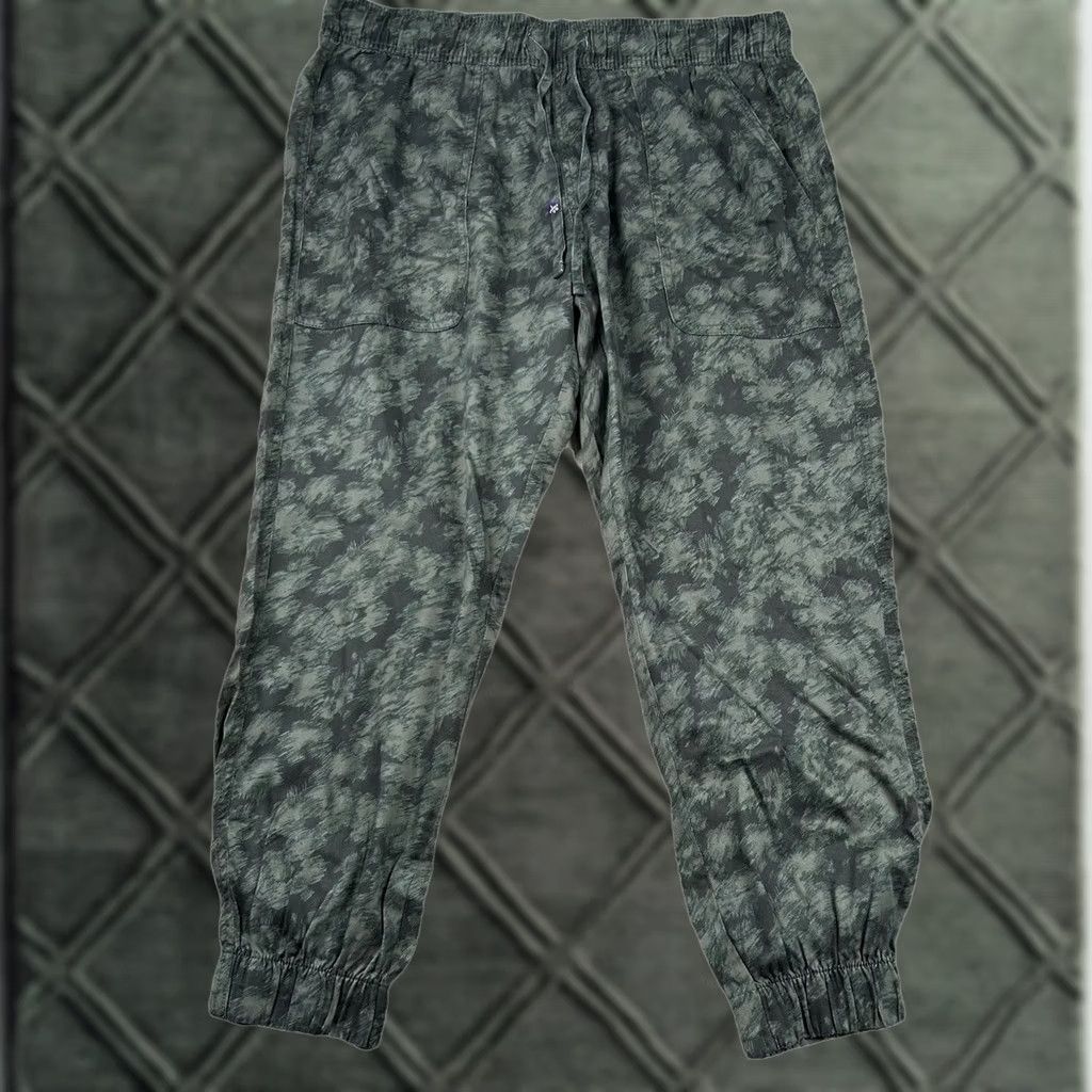 Orvis Orvis Pants Mens L Camouflage Camo Jogger Lyocell 34x27 Ankle Tapered Leg Belt Drawstring Size US 33 - 1 Thumbnail