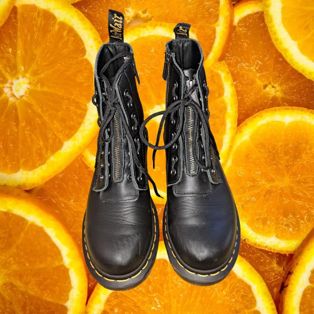 Dr. Martens Rare Dr. Martens Airwair 140 Twin Zip Black Combat Boots Wom Size US 9 / IT 39 - 2 Thumbnail