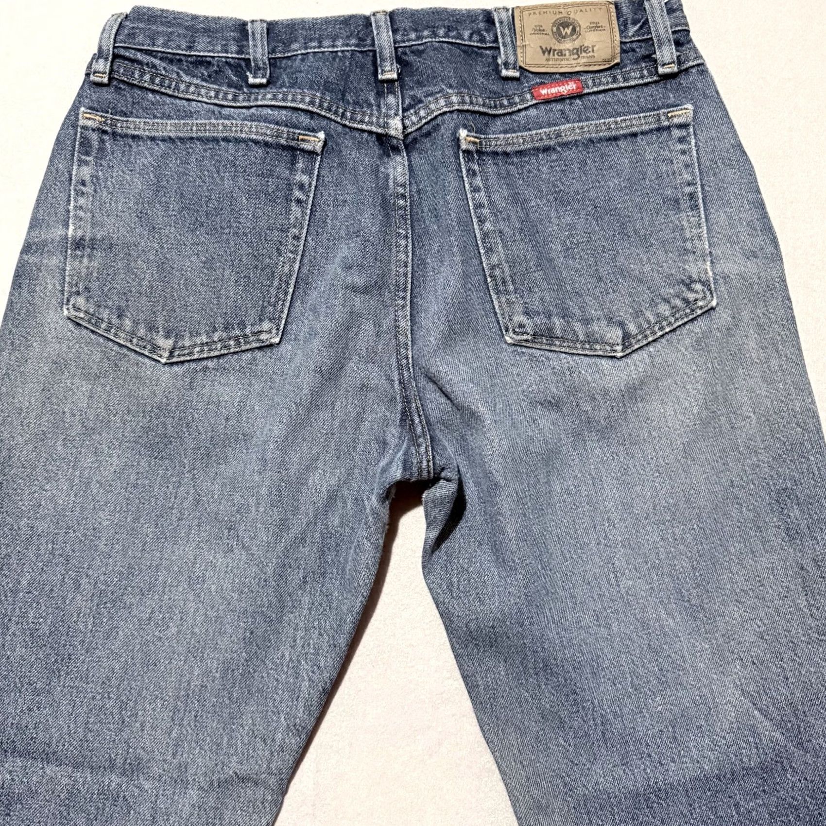 Wrangler Wrangler Jeans Men's Blue Denim Mid-Rise Classic Fit Straight Zip Fly - 34X30 Size US 34 / EU 50 - 4 Thumbnail